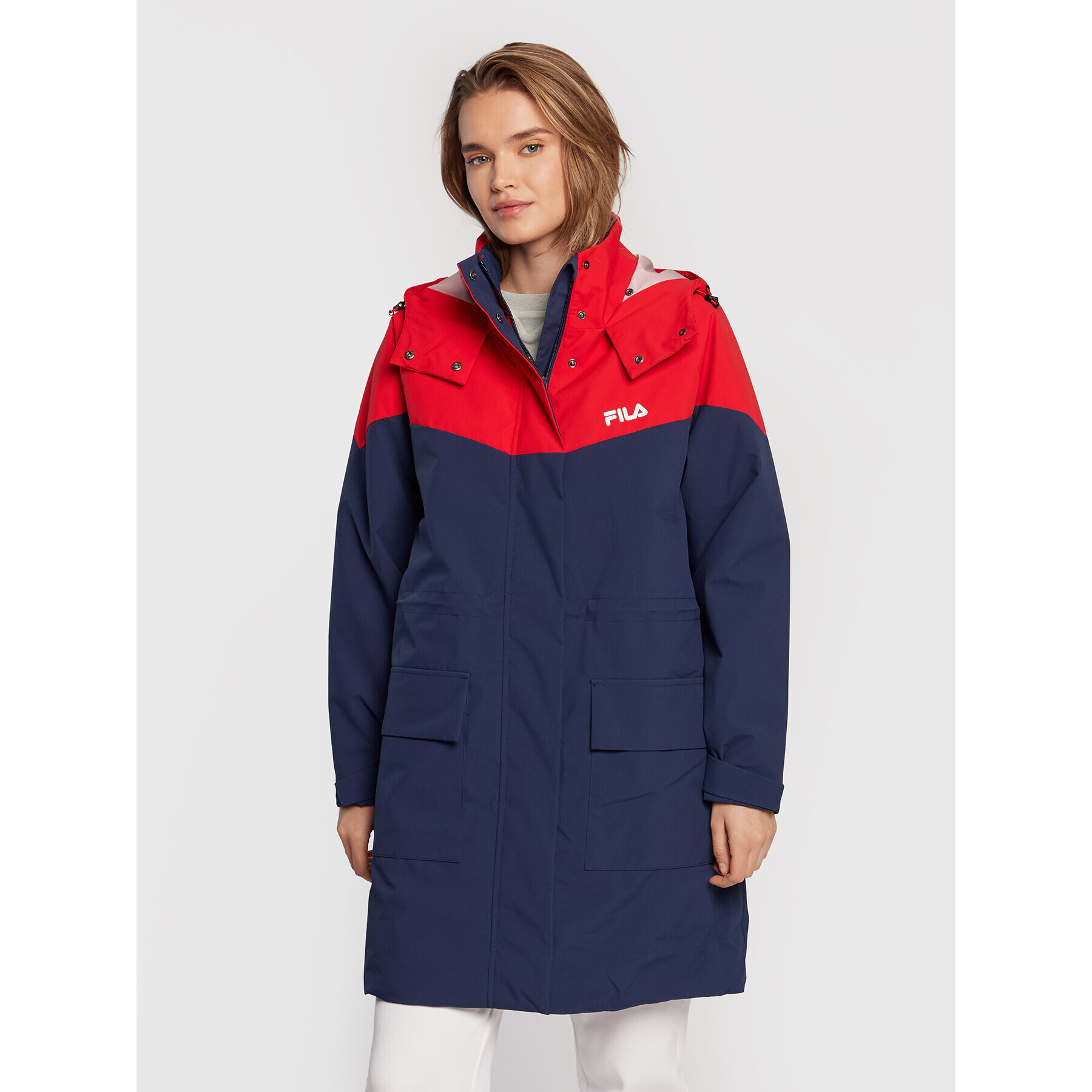 Fila Парка Turcin FAW0289 Син Regular Fit - Pepit.bg