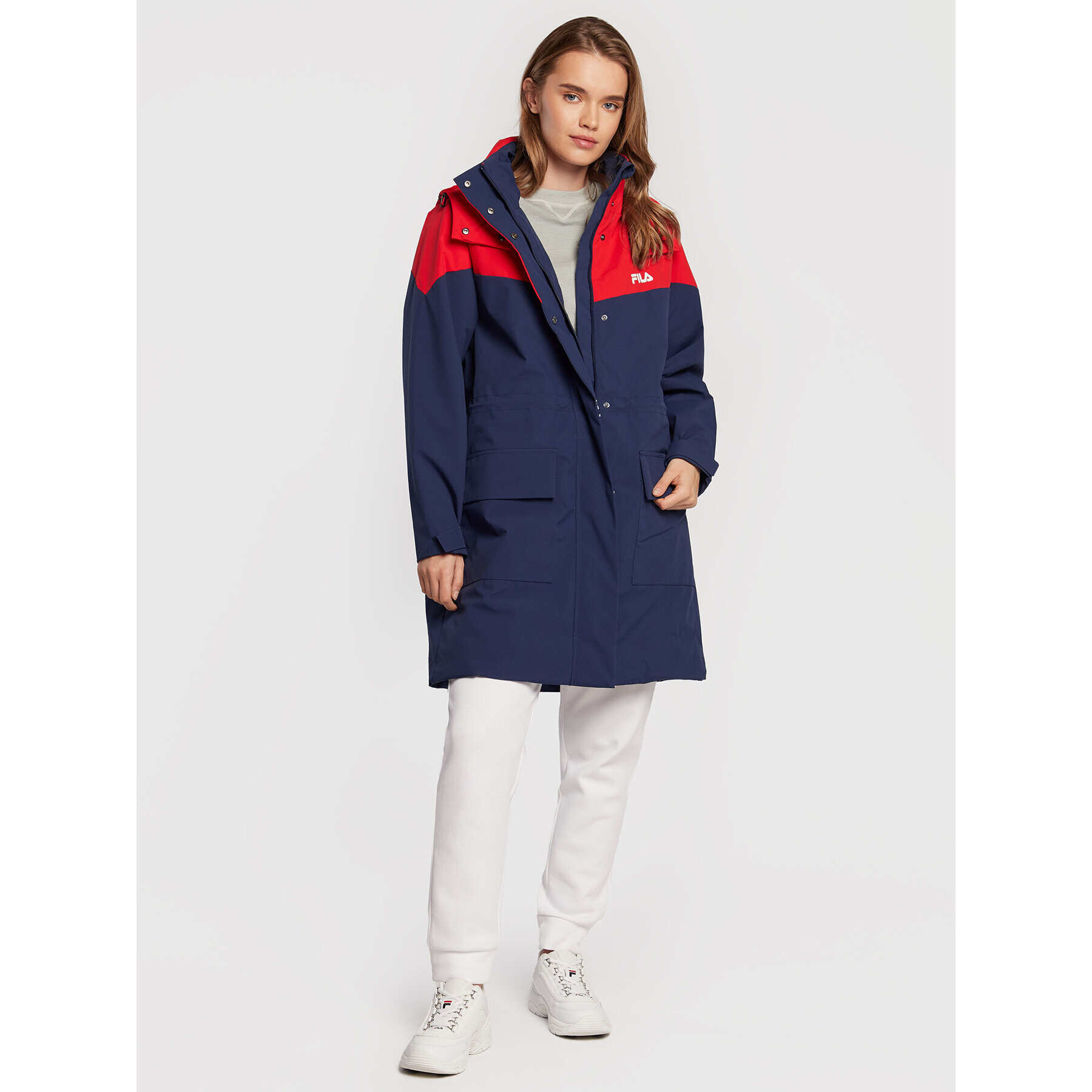 Fila Парка Turcin FAW0289 Син Regular Fit - Pepit.bg