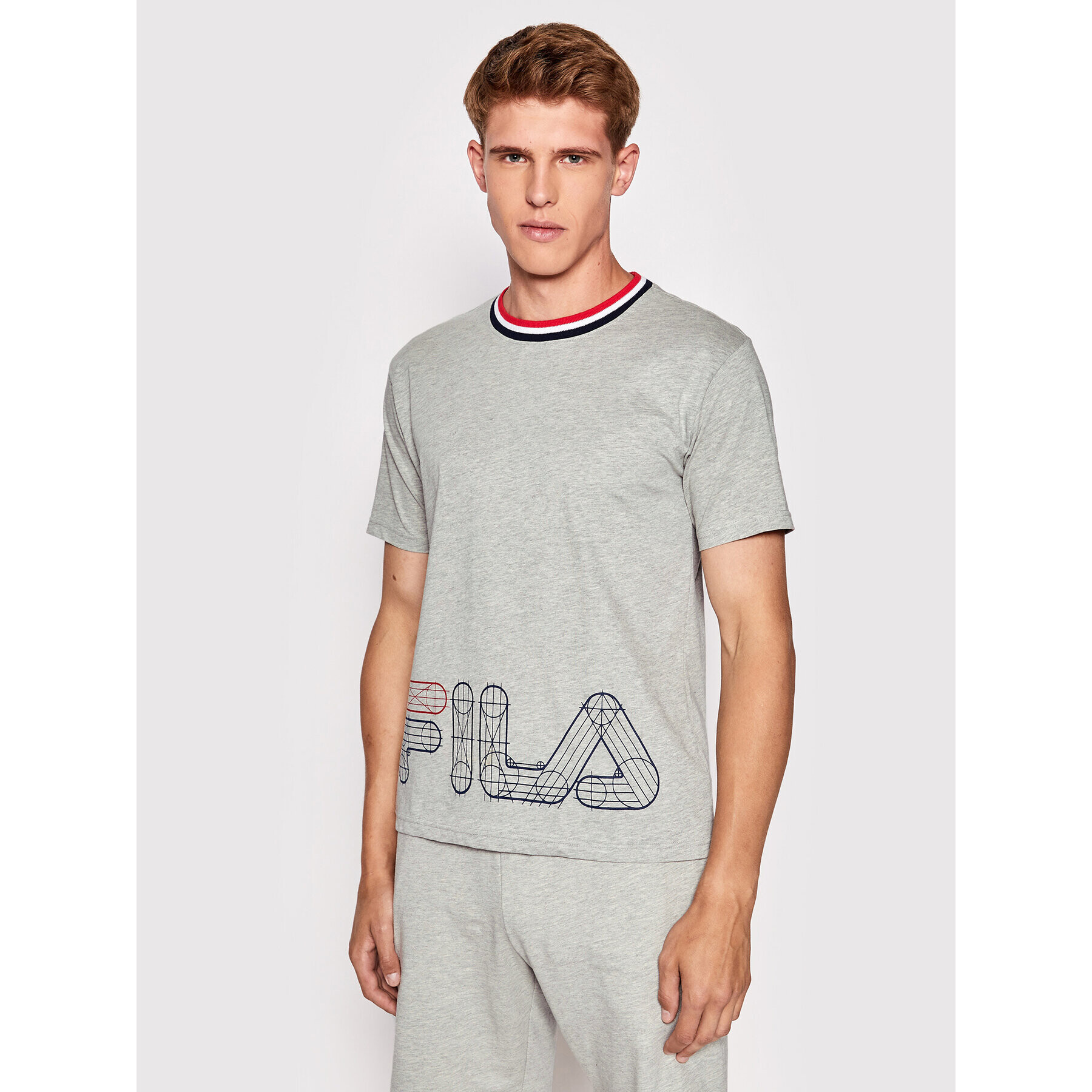 Fila Пижама FPS1100 Сив Regular Fit - Pepit.bg
