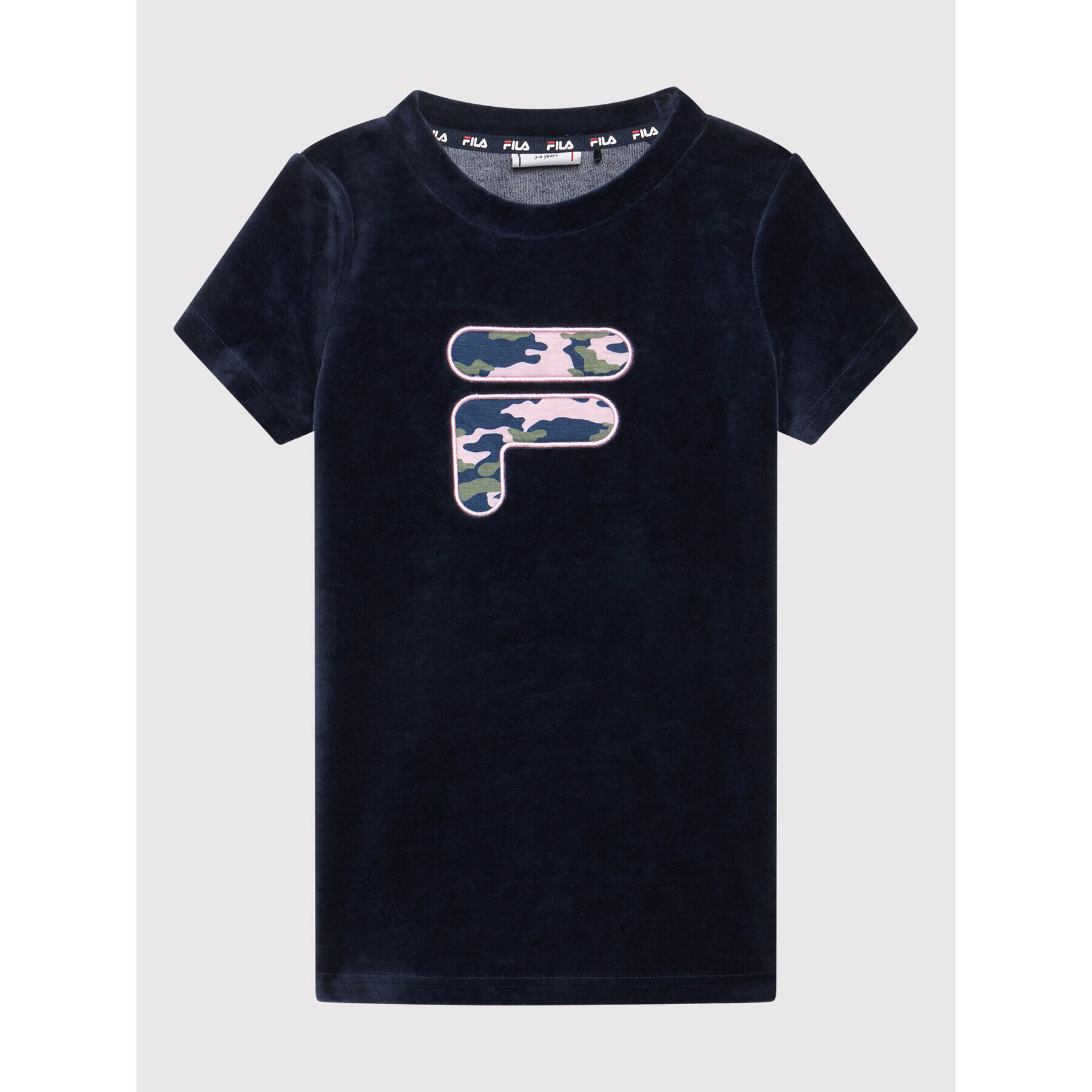 Fila Плетена рокля Cora 689076 Тъмносин Regular Fit - Pepit.bg