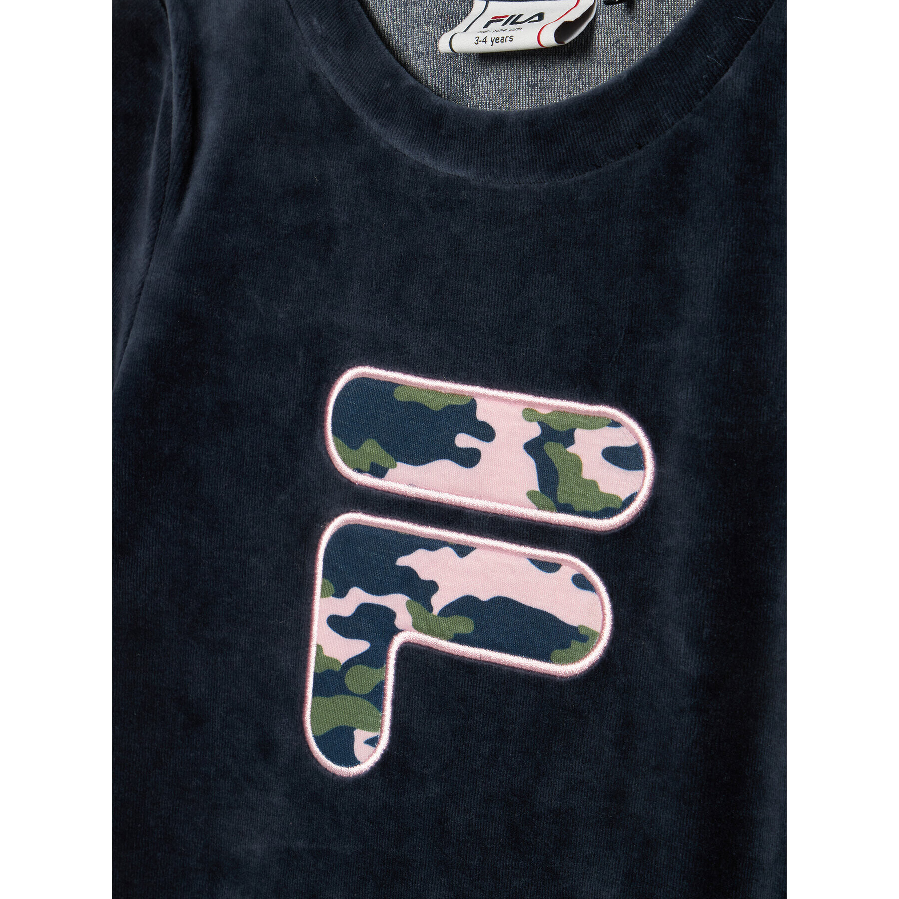 Fila Плетена рокля Cora 689076 Тъмносин Regular Fit - Pepit.bg