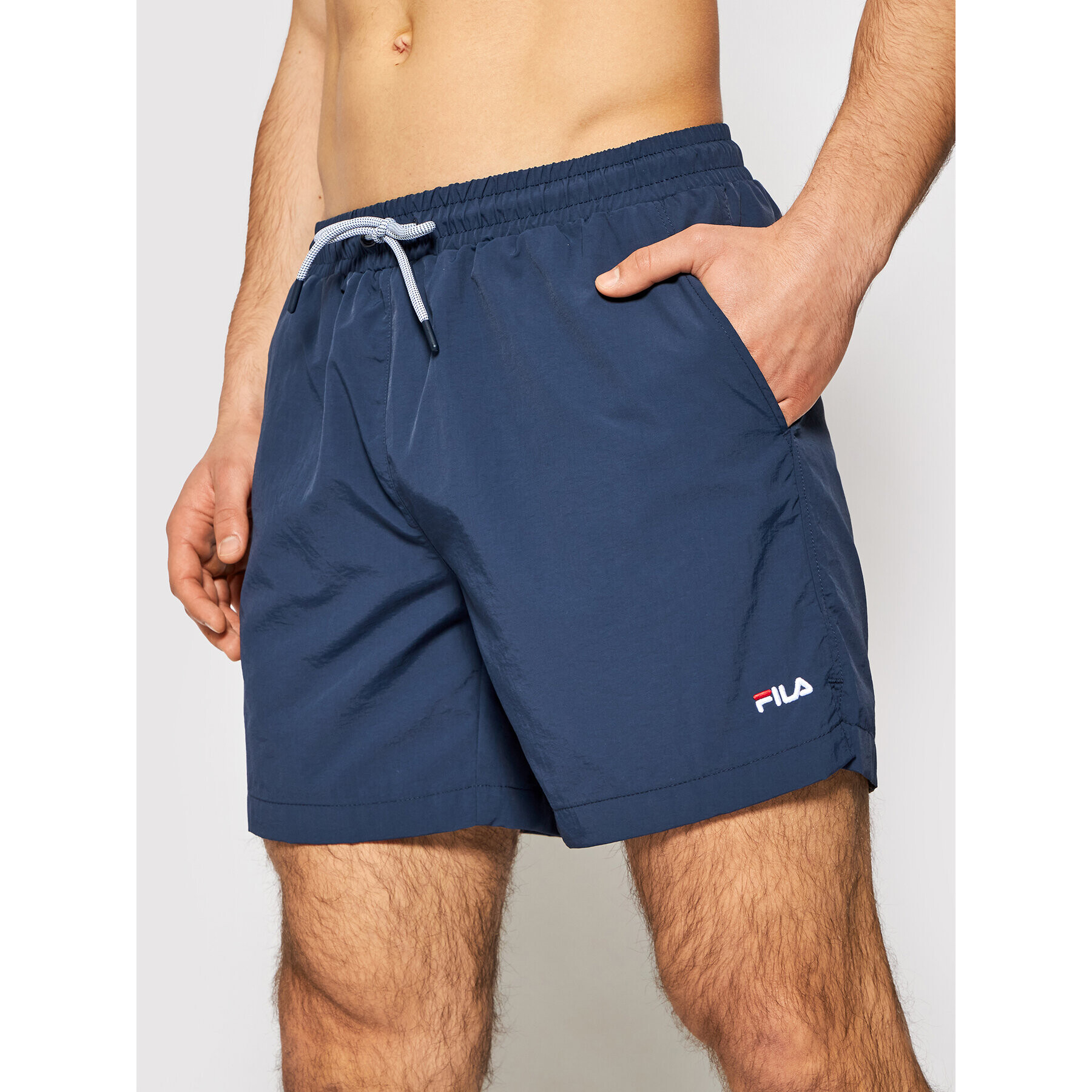 Fila Плувни шорти Matteo 688591 Тъмносин Regular Fit - Pepit.bg