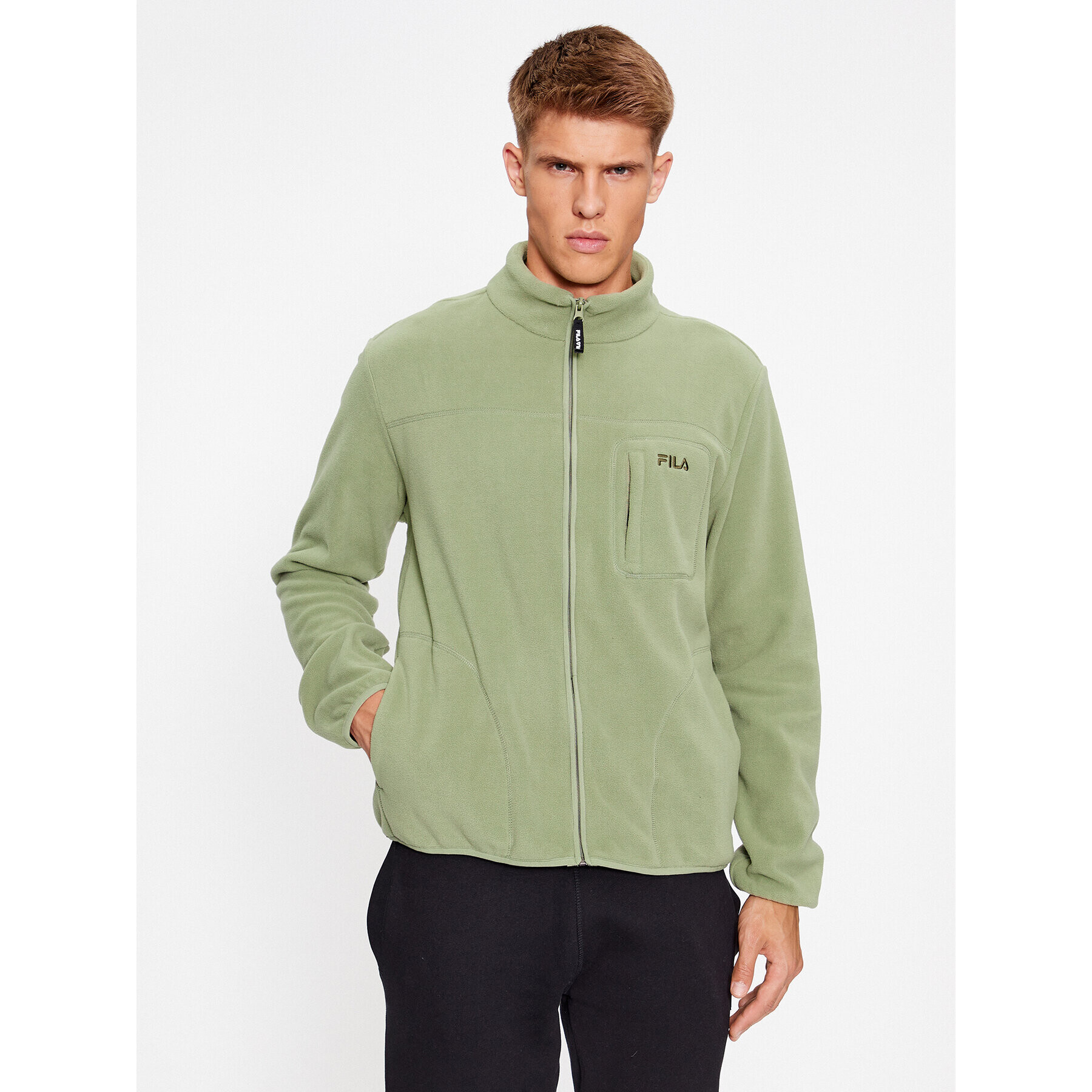 Fila Полар FAM0457 Зелен Regular Fit - Pepit.bg