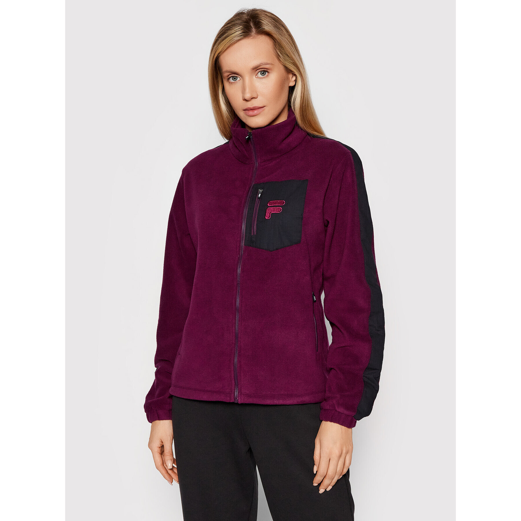 Fila Полар Rina 689402 Виолетов Regular Fit - Pepit.bg