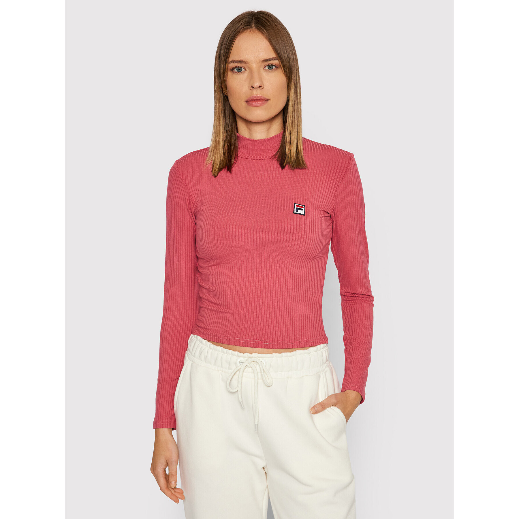 Fila Поло Ceyla 688975 Розов Slim Fit - Pepit.bg