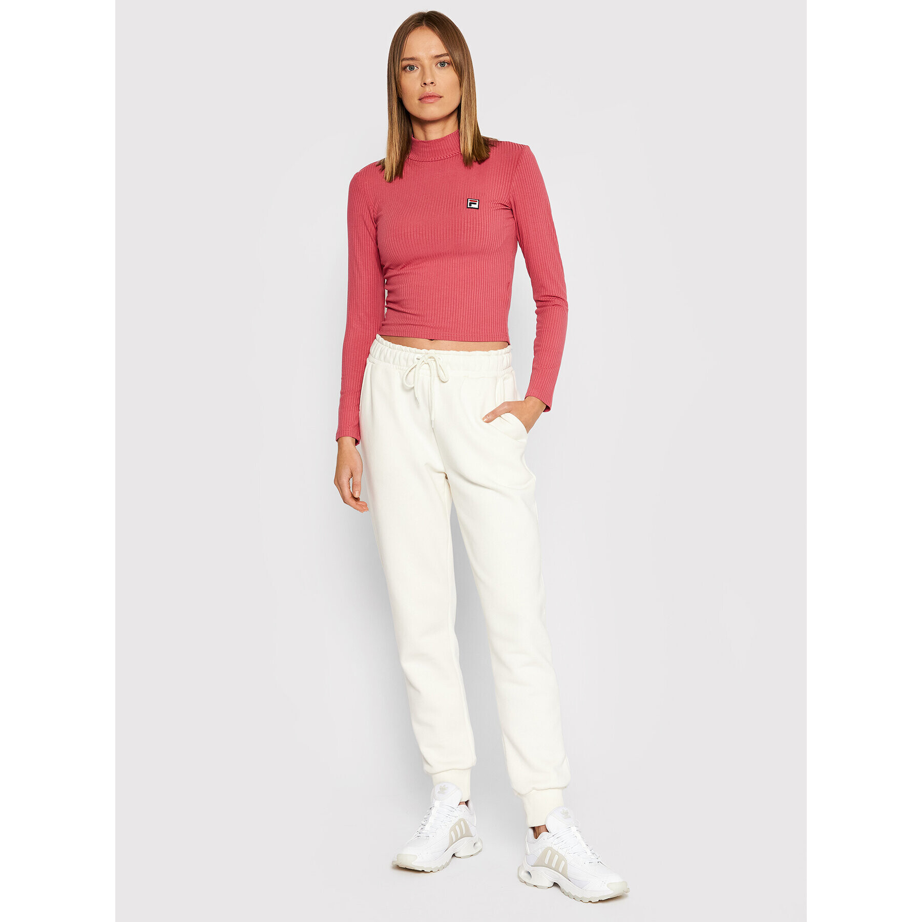 Fila Поло Ceyla 688975 Розов Slim Fit - Pepit.bg
