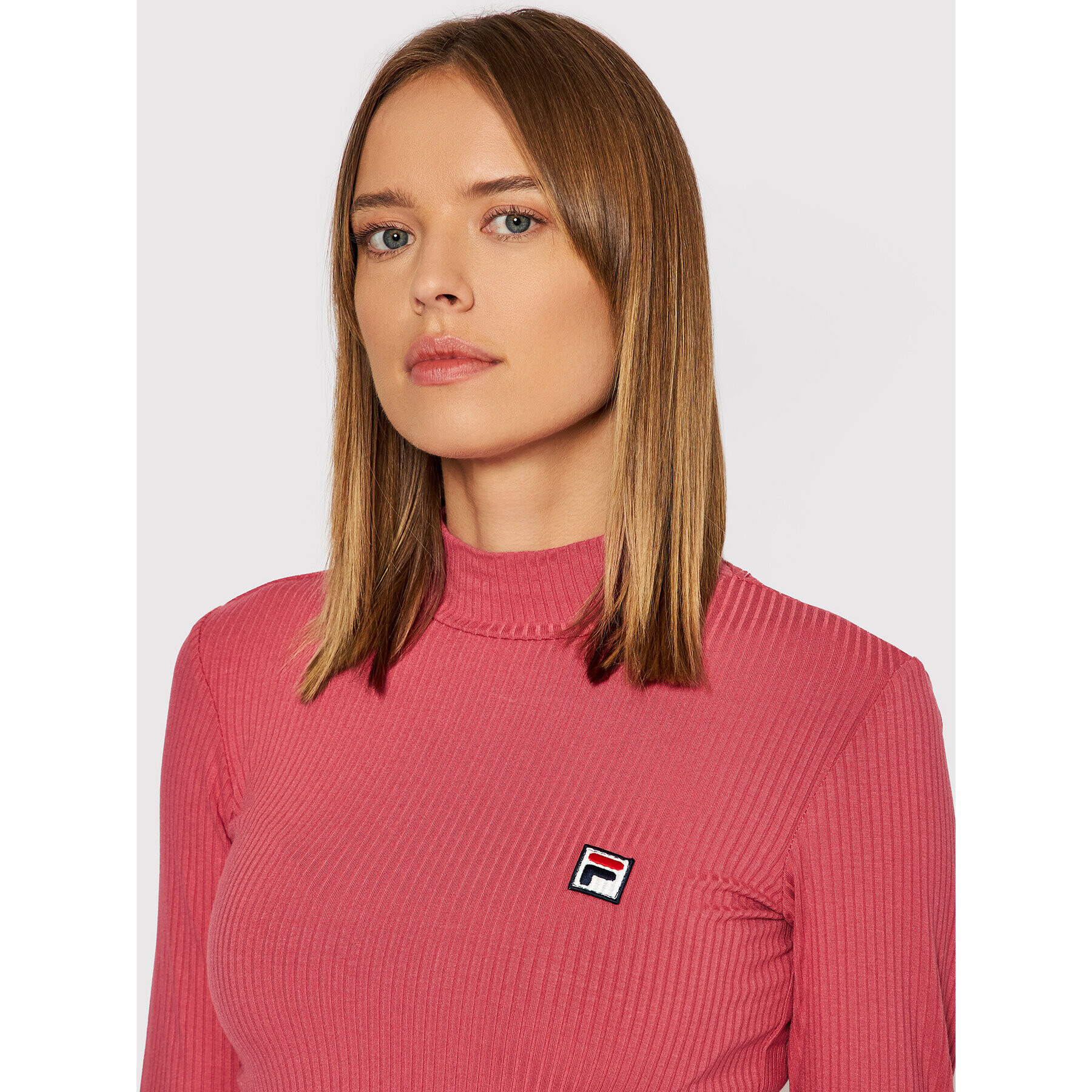 Fila Поло Ceyla 688975 Розов Slim Fit - Pepit.bg