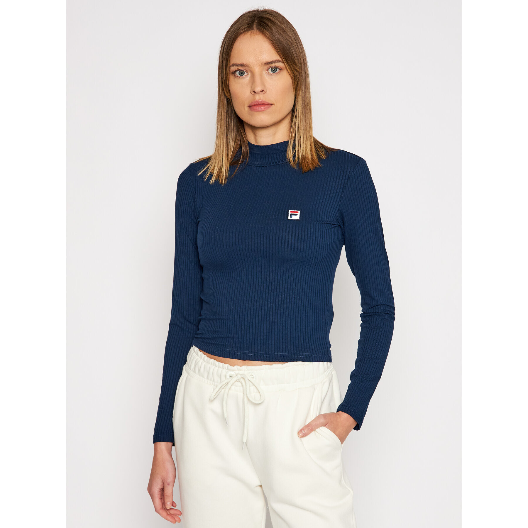 Fila Поло Ceyla 688975 Тъмносин Slim Fit - Pepit.bg