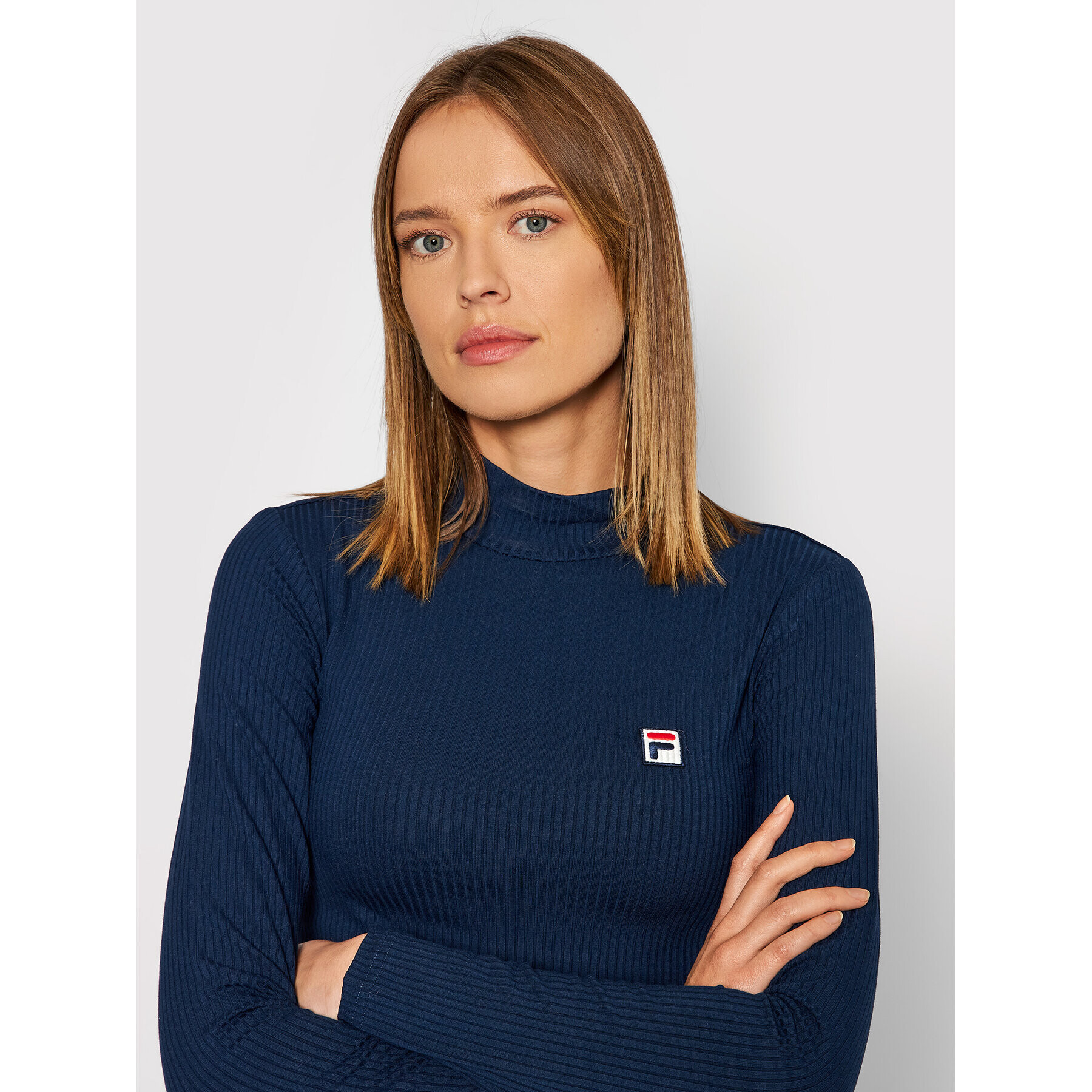Fila Поло Ceyla 688975 Тъмносин Slim Fit - Pepit.bg