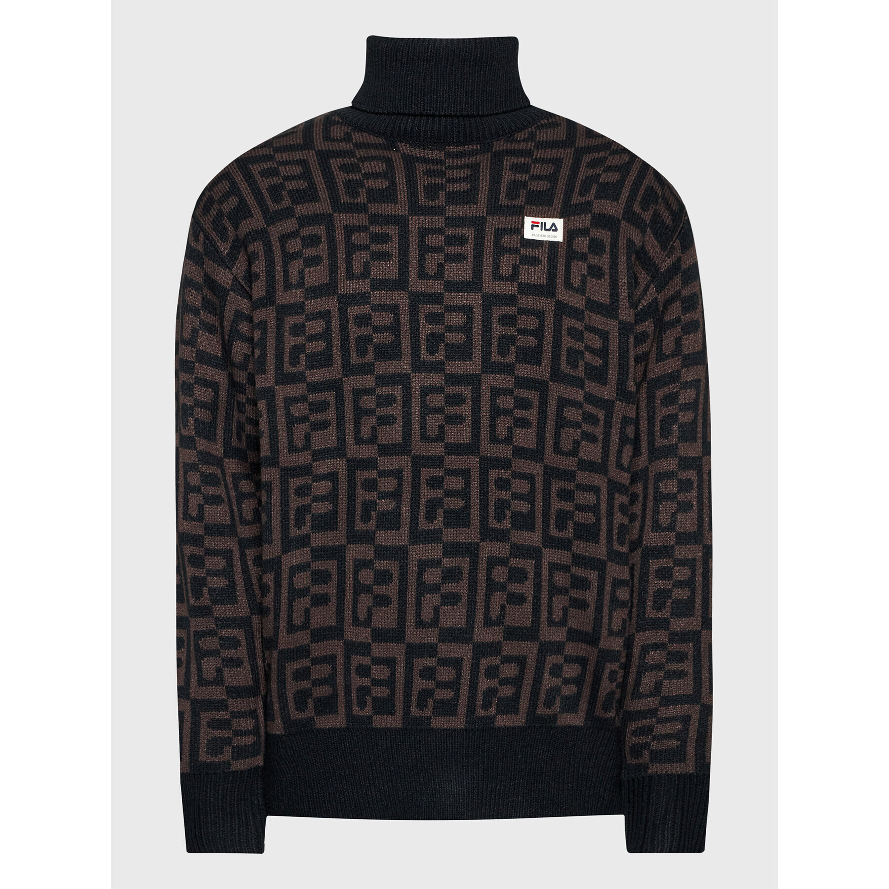 Fila Поло Tolentino FAM0158 Черен Regular Fit - Pepit.bg