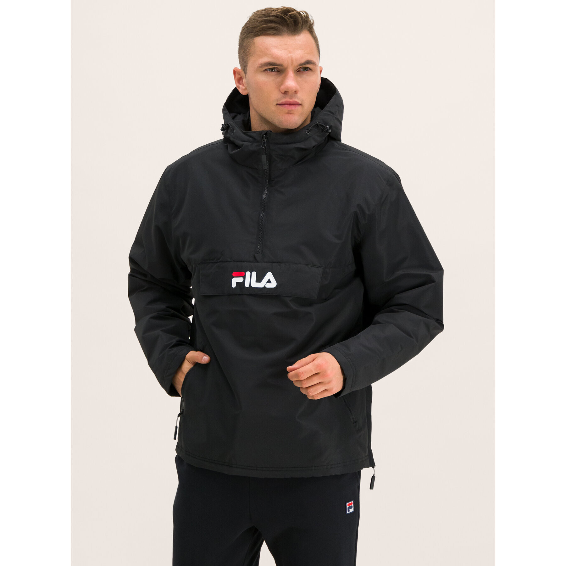 Fila Преходно яке Michirou 687284 Черен Regular Fit - Pepit.bg