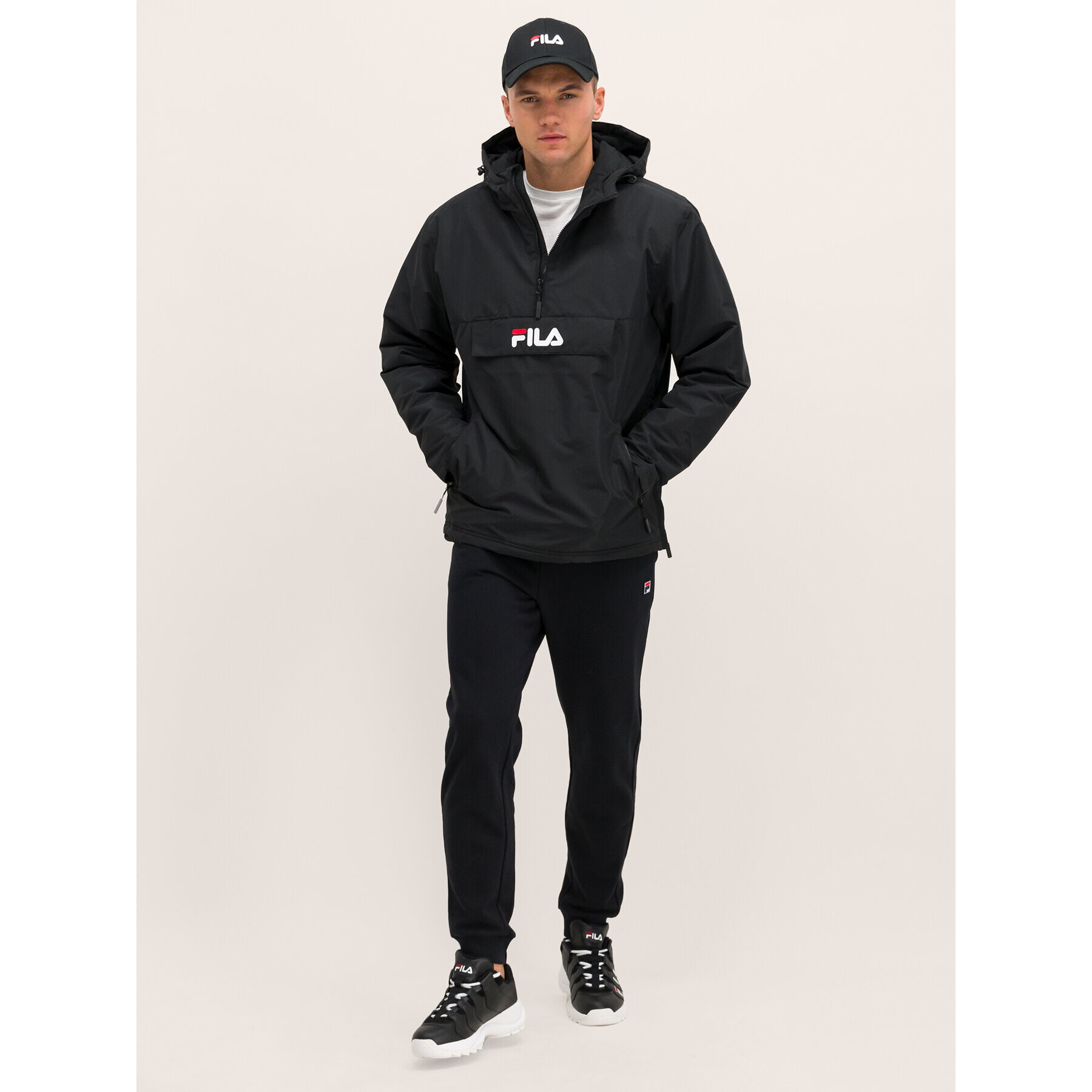 Fila Преходно яке Michirou 687284 Черен Regular Fit - Pepit.bg