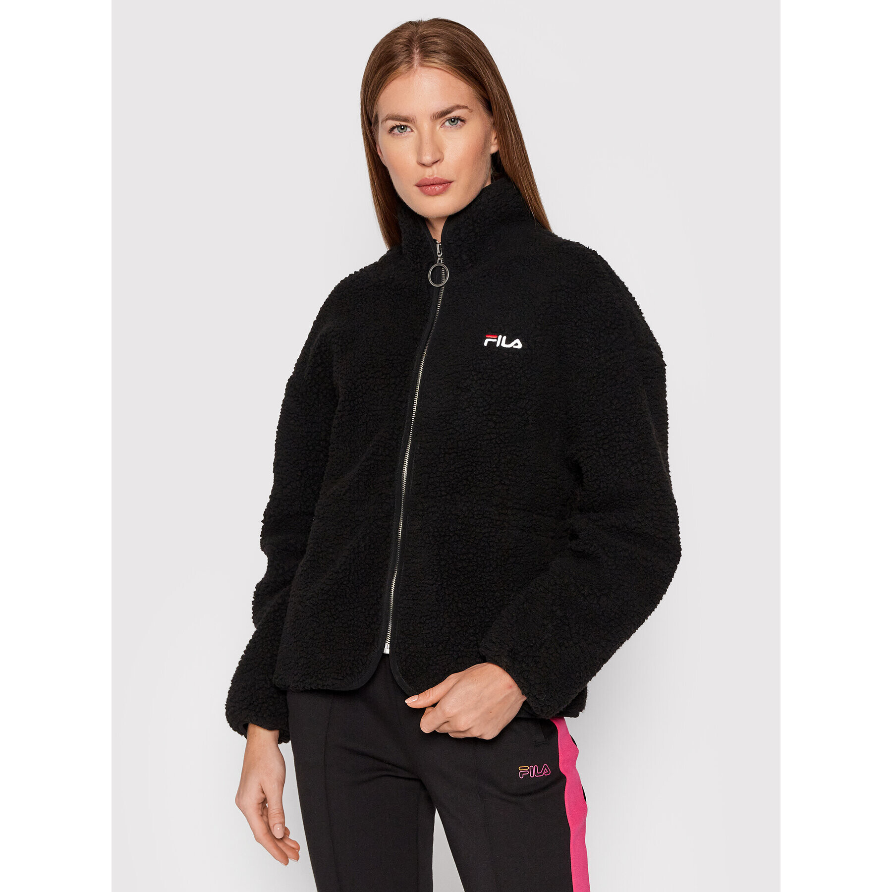 Fila Преходно яке Sari 687980 Черен Regular Fit - Pepit.bg