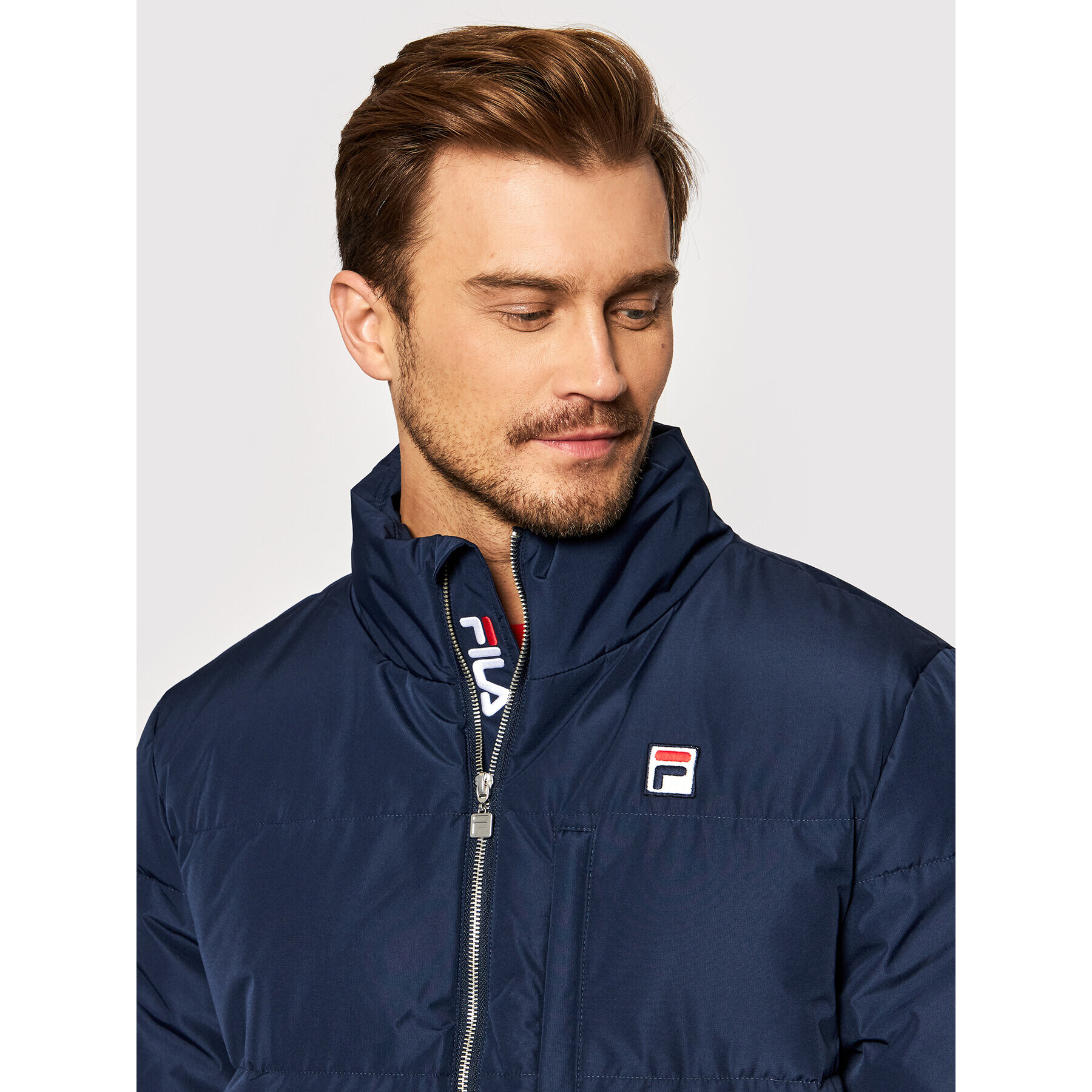 Fila Пухено яке Avventura 687859 Тъмносин Regular Fit - Pepit.bg