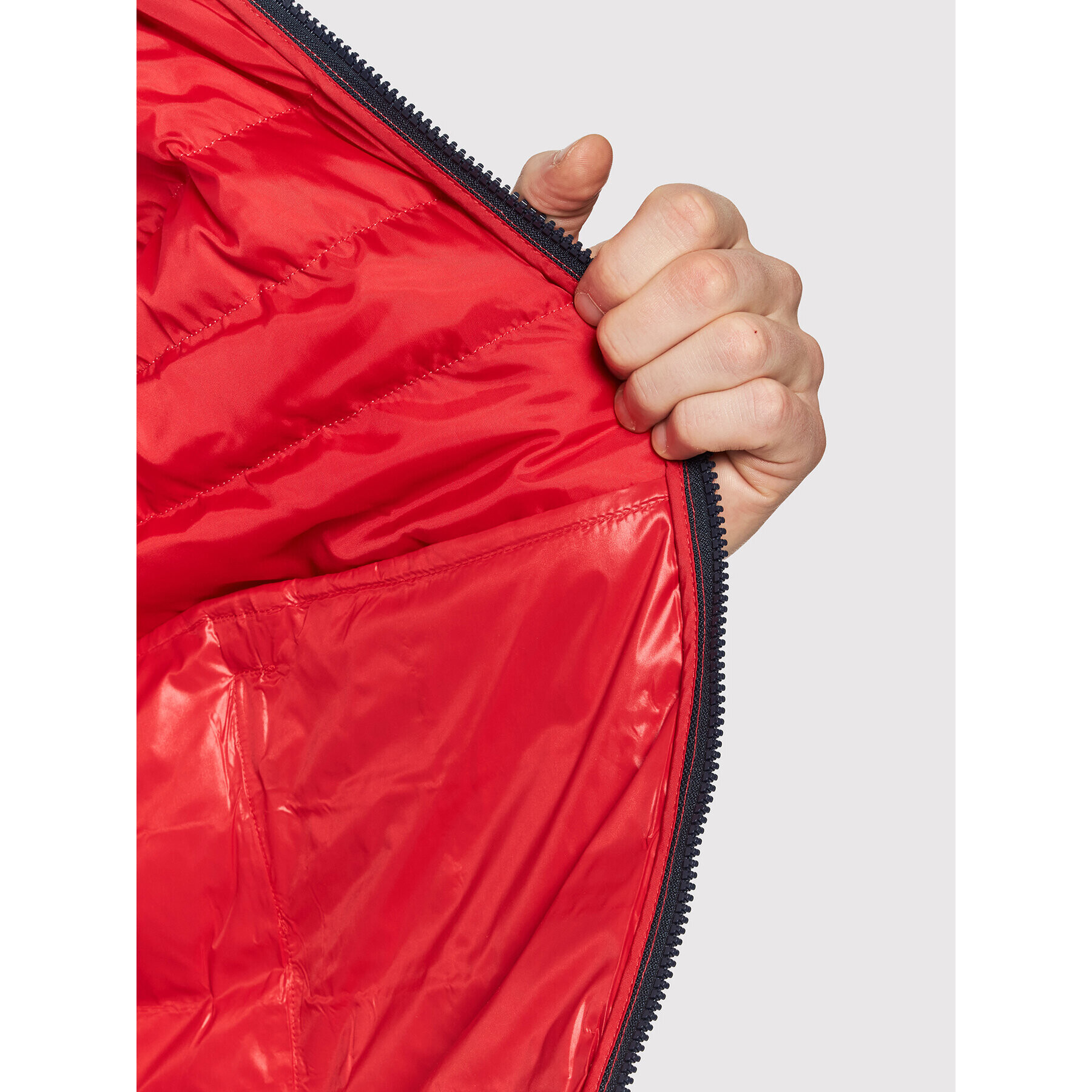 Fila Пухено яке Emory 688939 Тъмносин Regular Fit - Pepit.bg