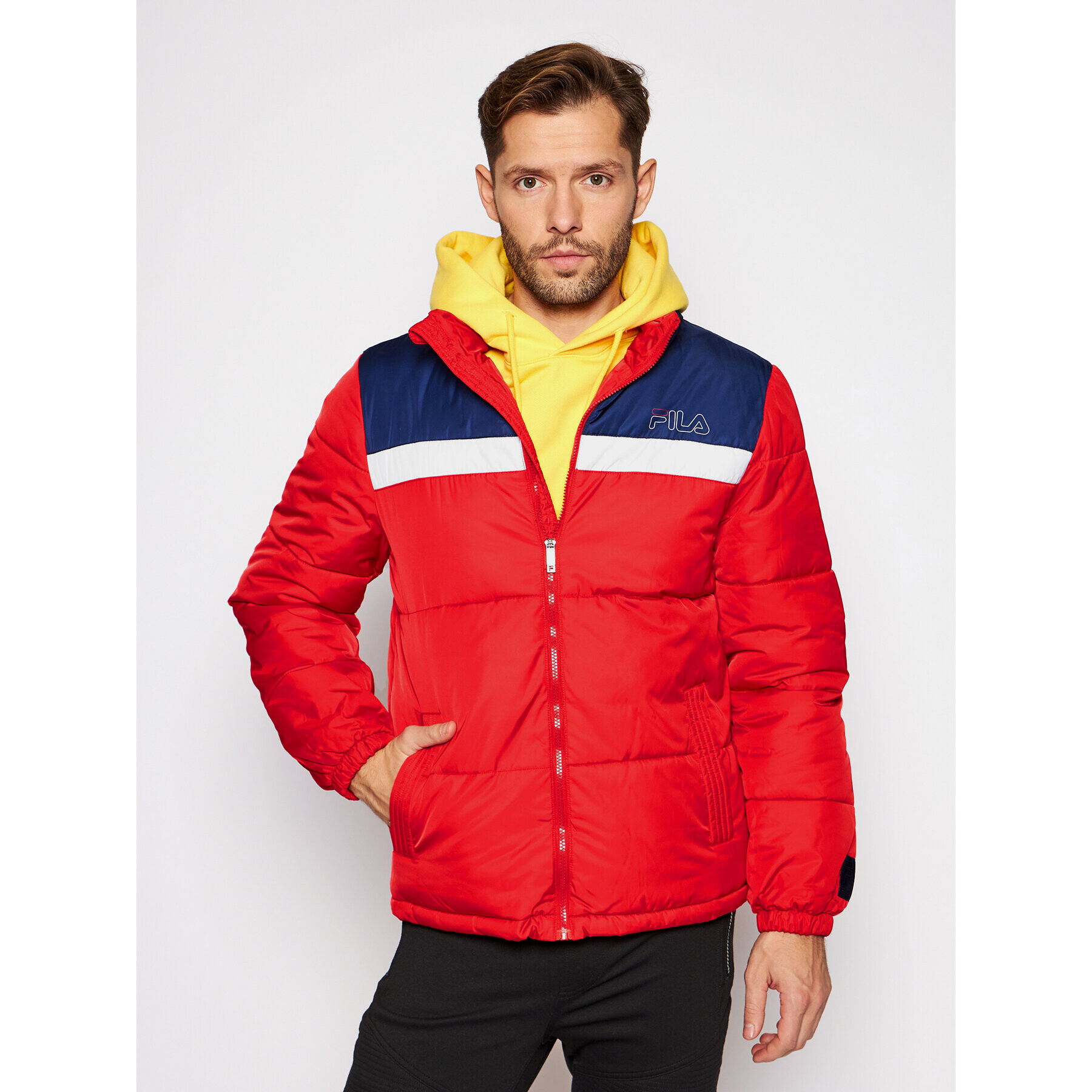 Fila Пухено яке Landolf 683201 Цветен Regular Fit - Pepit.bg