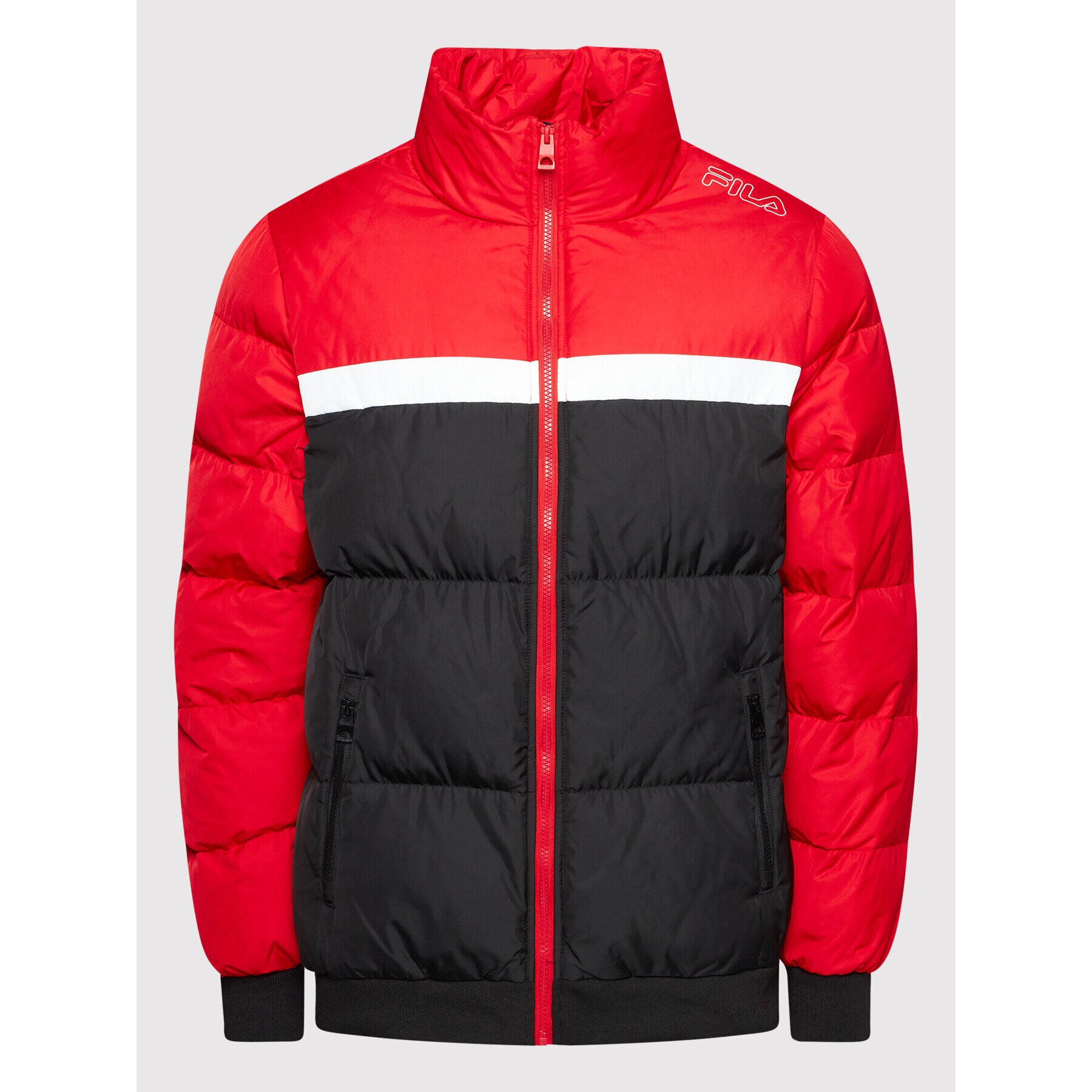 Fila Пухено яке Oliver 683485 Червен Regular Fit - Pepit.bg