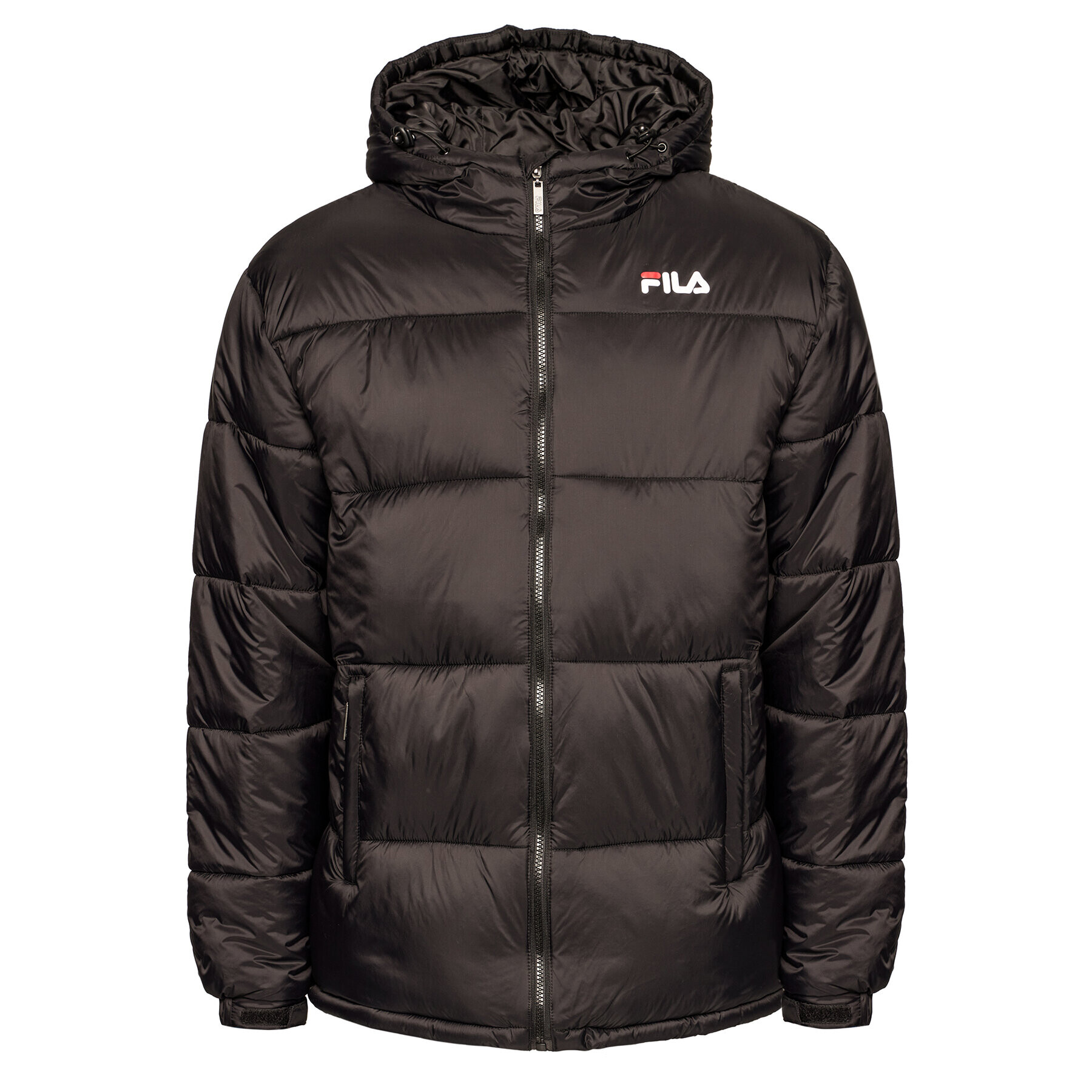 Fila Пухено яке Scooter 687988 Черен Regular Fit - Pepit.bg