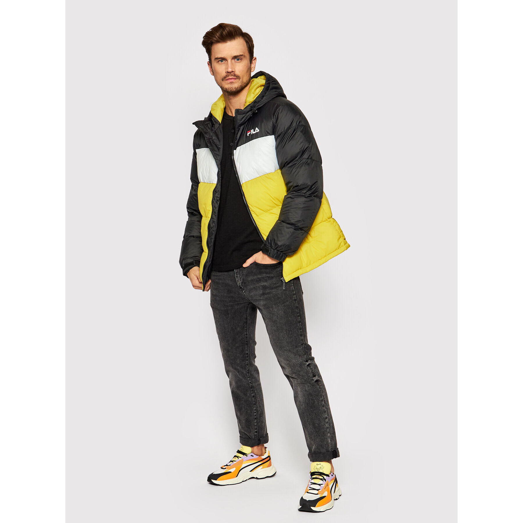 Fila Пухено яке Scooter 687988 Цветен Regular Fit - Pepit.bg