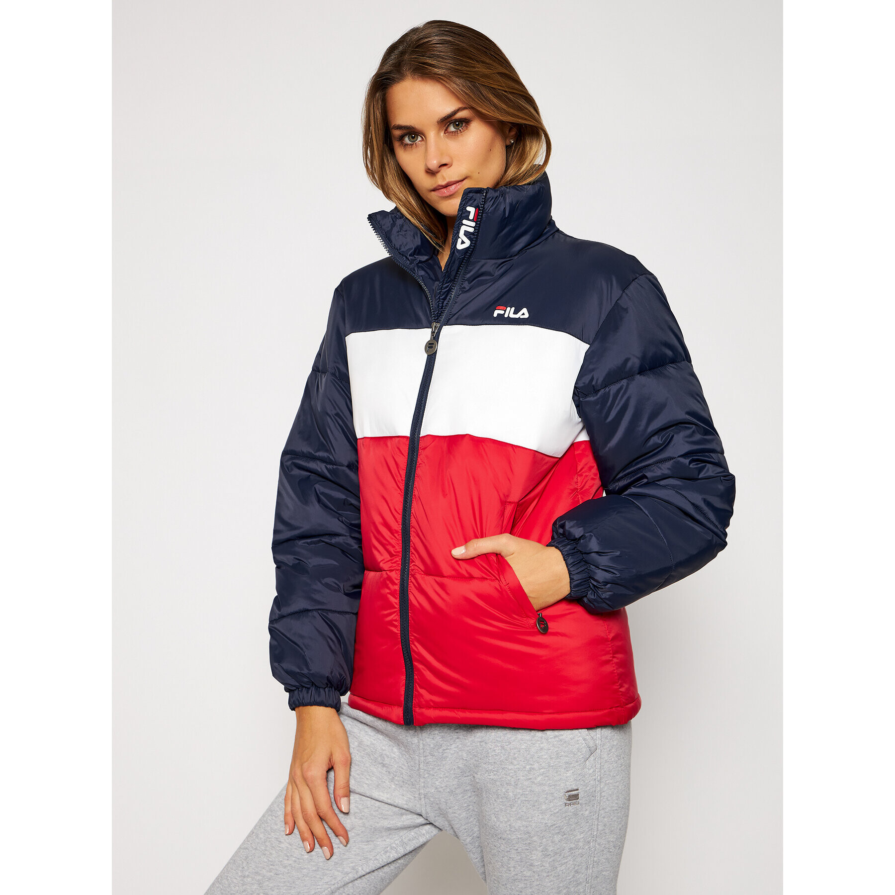 Fila Пухено яке Susi 688379 Цветен Regular Fit - Pepit.bg