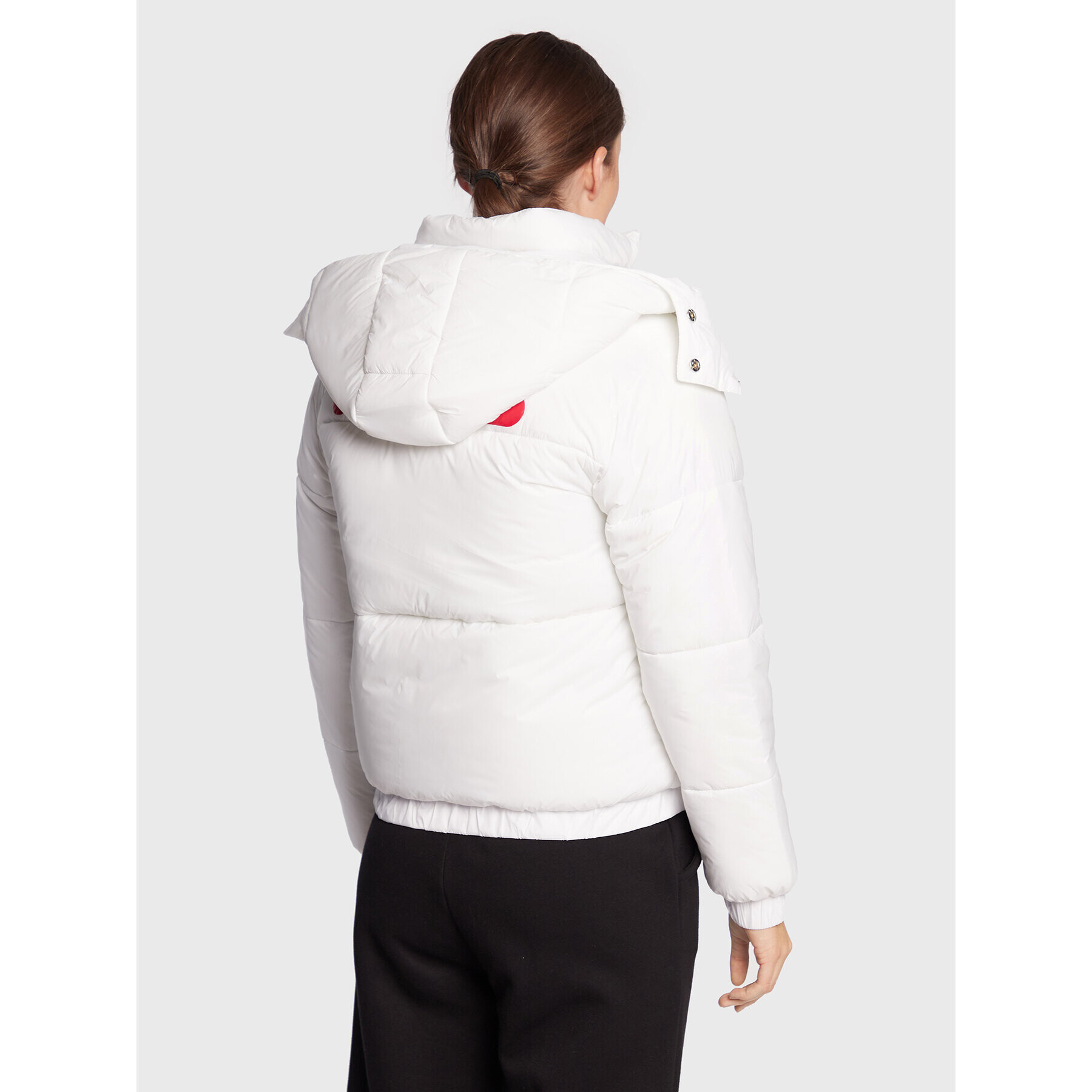 Fila Пухено яке Bender FAW0259 Бял Regular Fit - Pepit.bg