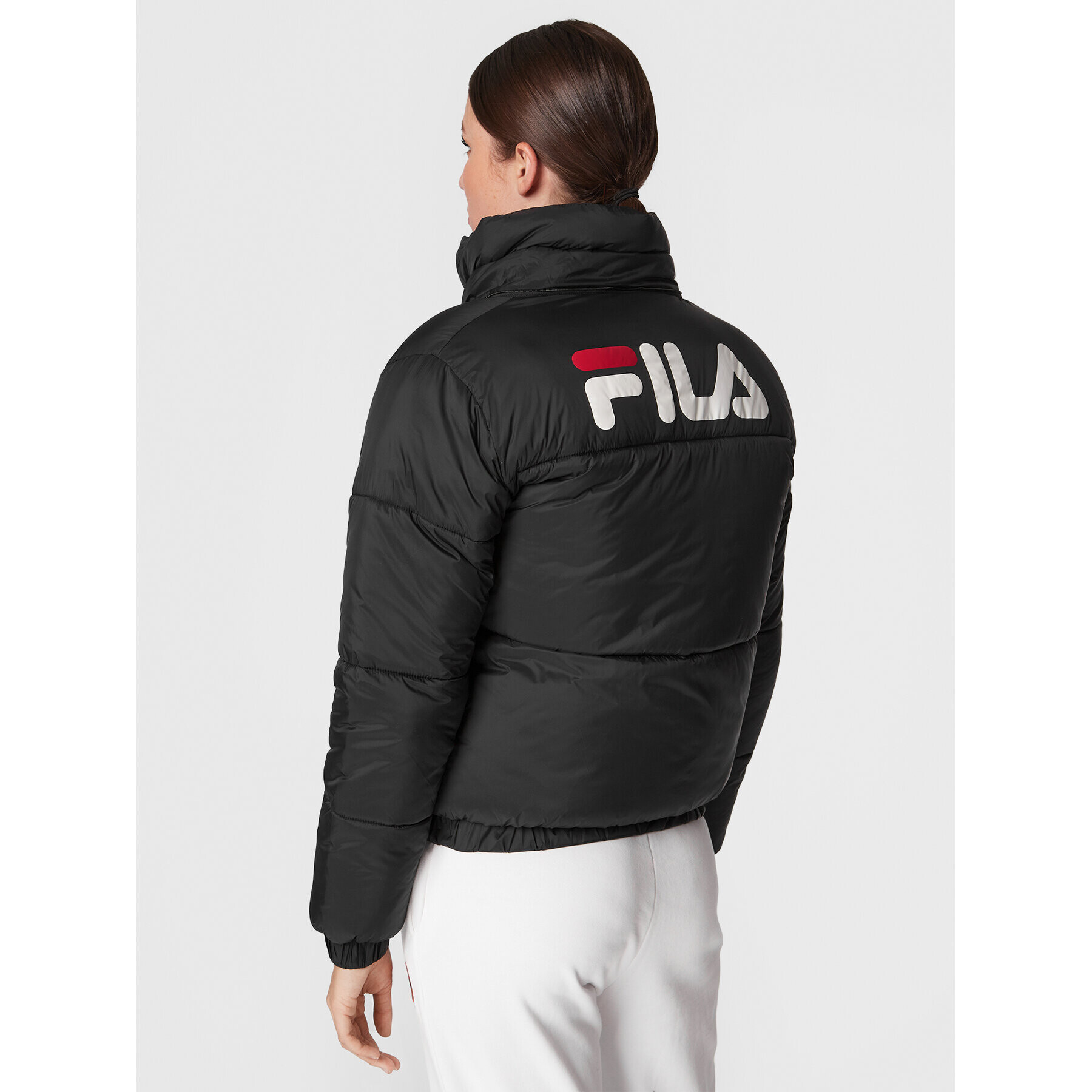 Fila Пухено яке Bender FAW0259 Черен Regular Fit - Pepit.bg