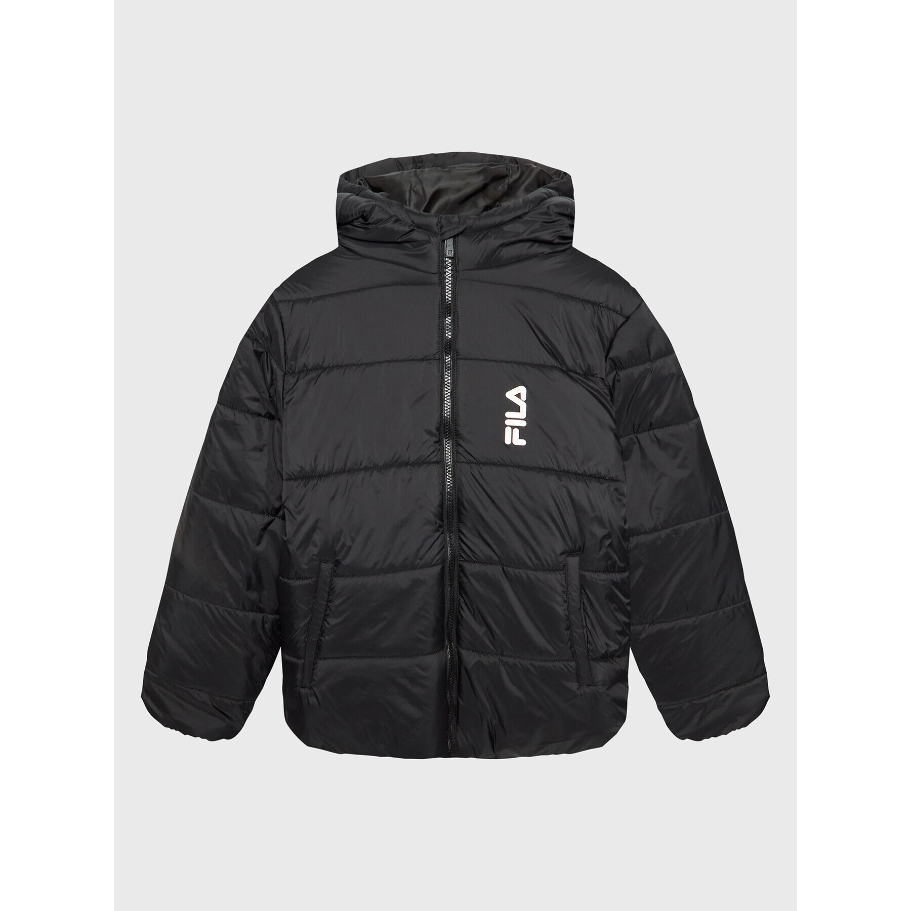 Fila Пухено яке Buniel FAT0136 Черен Regular Fit - Pepit.bg