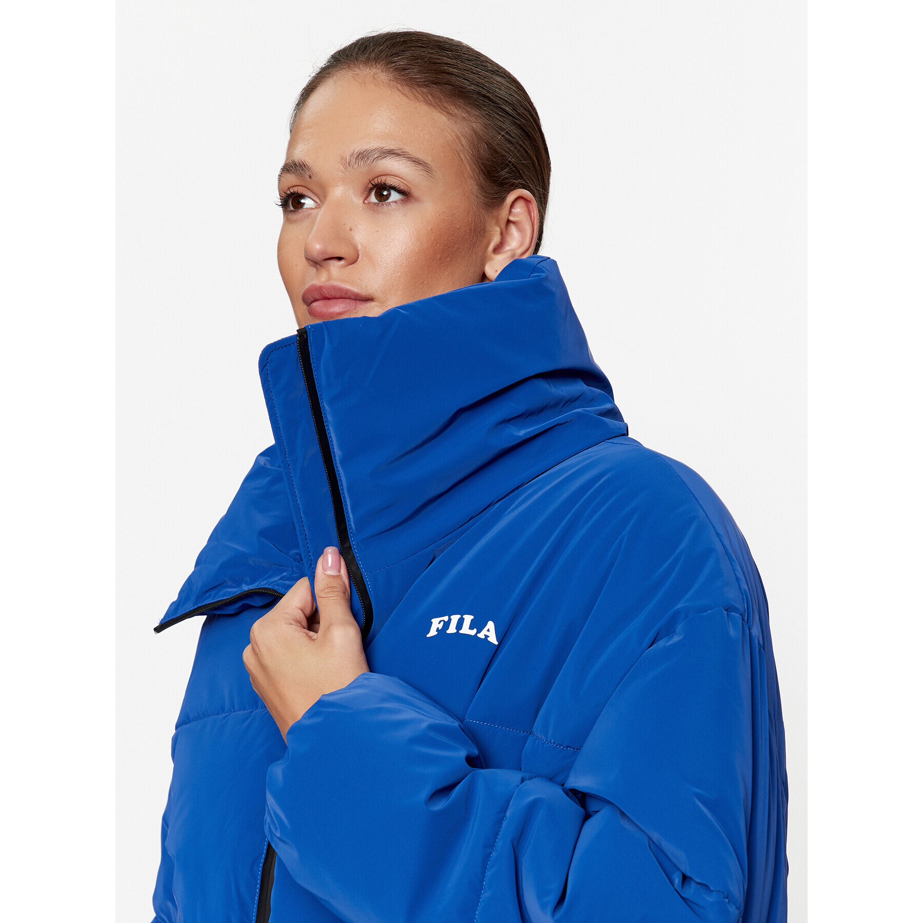 Fila Пухено яке FAW0645 Син Regular Fit - Pepit.bg