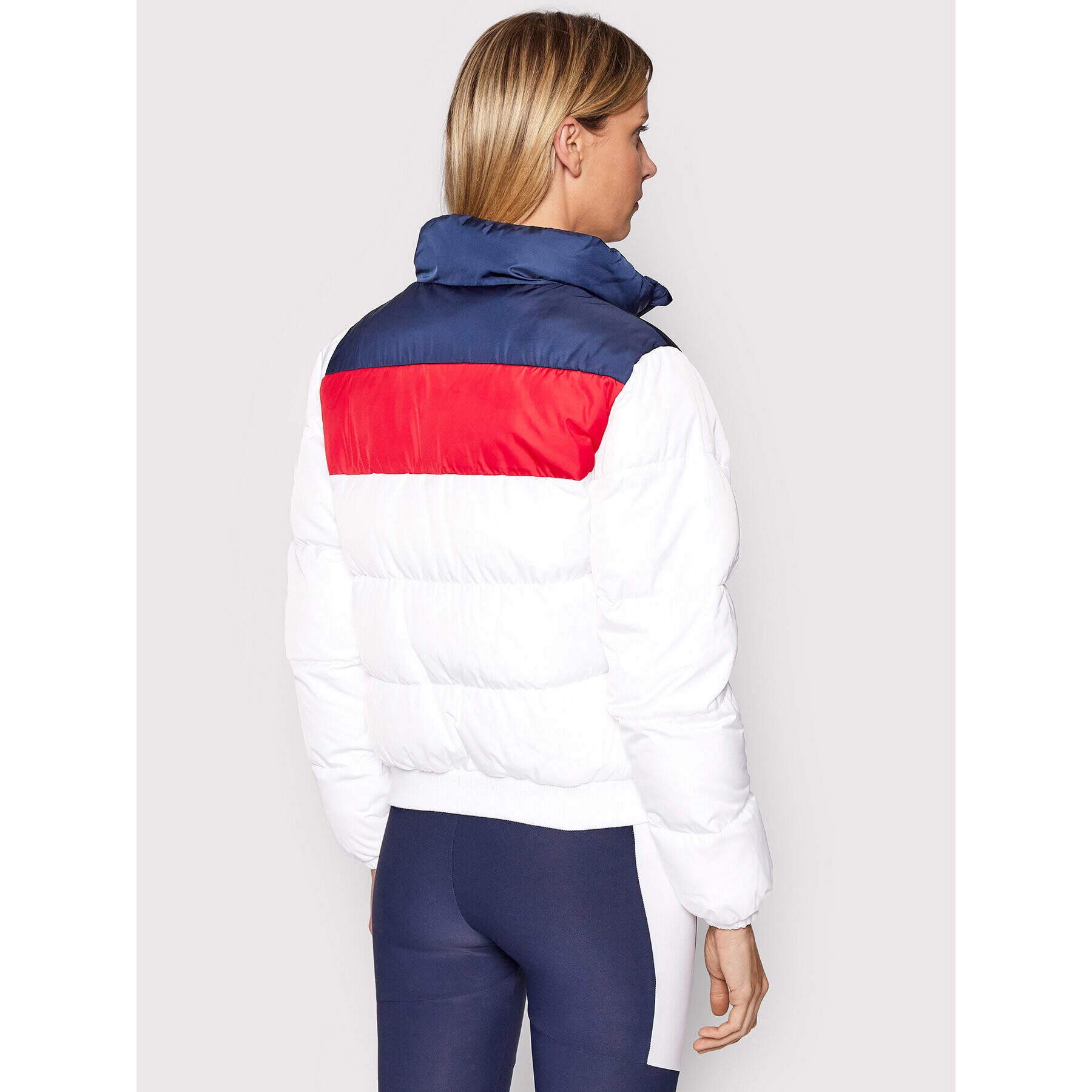 Fila Пухено яке Iris 683493 Бял Regular Fit - Pepit.bg