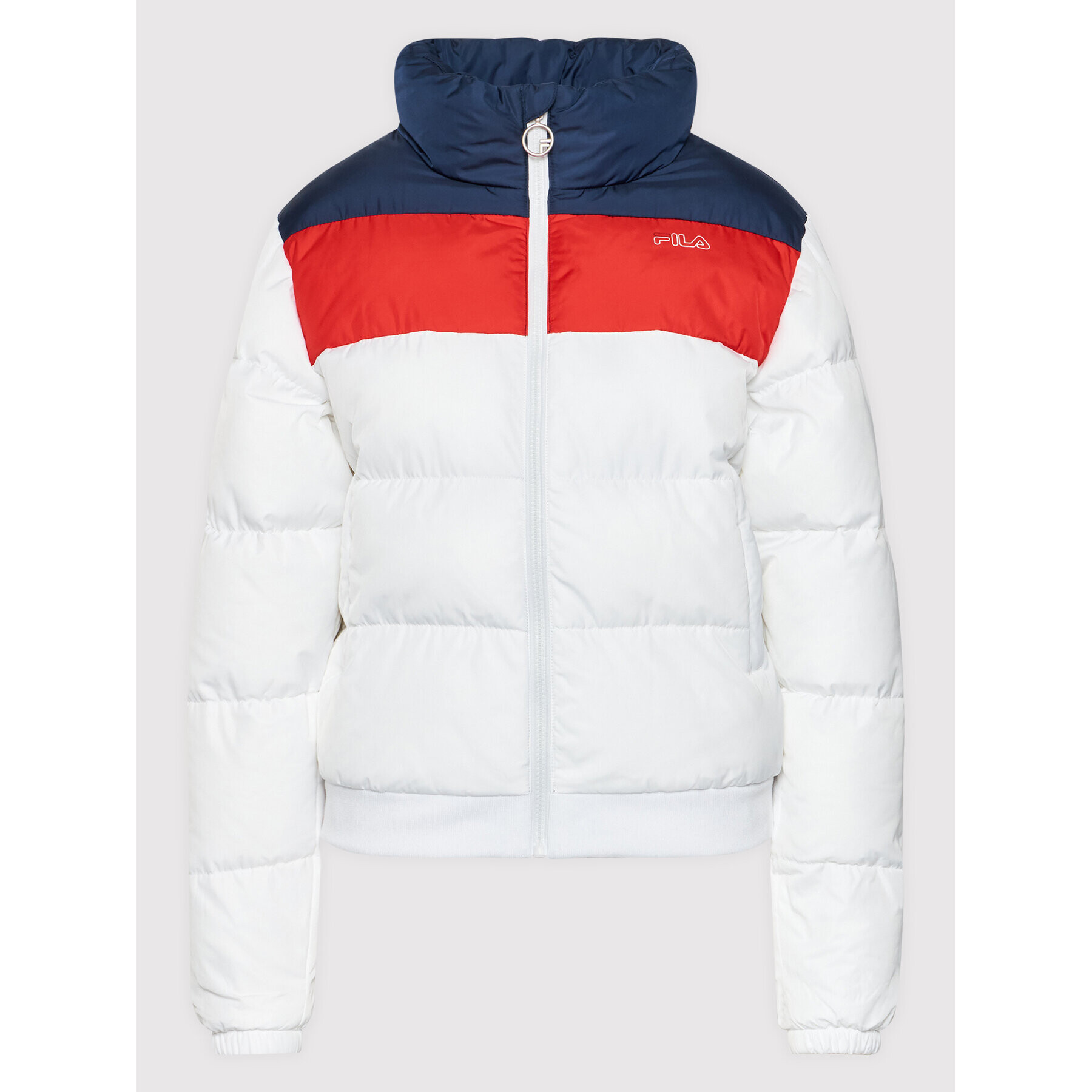 Fila Пухено яке Iris 683493 Бял Regular Fit - Pepit.bg