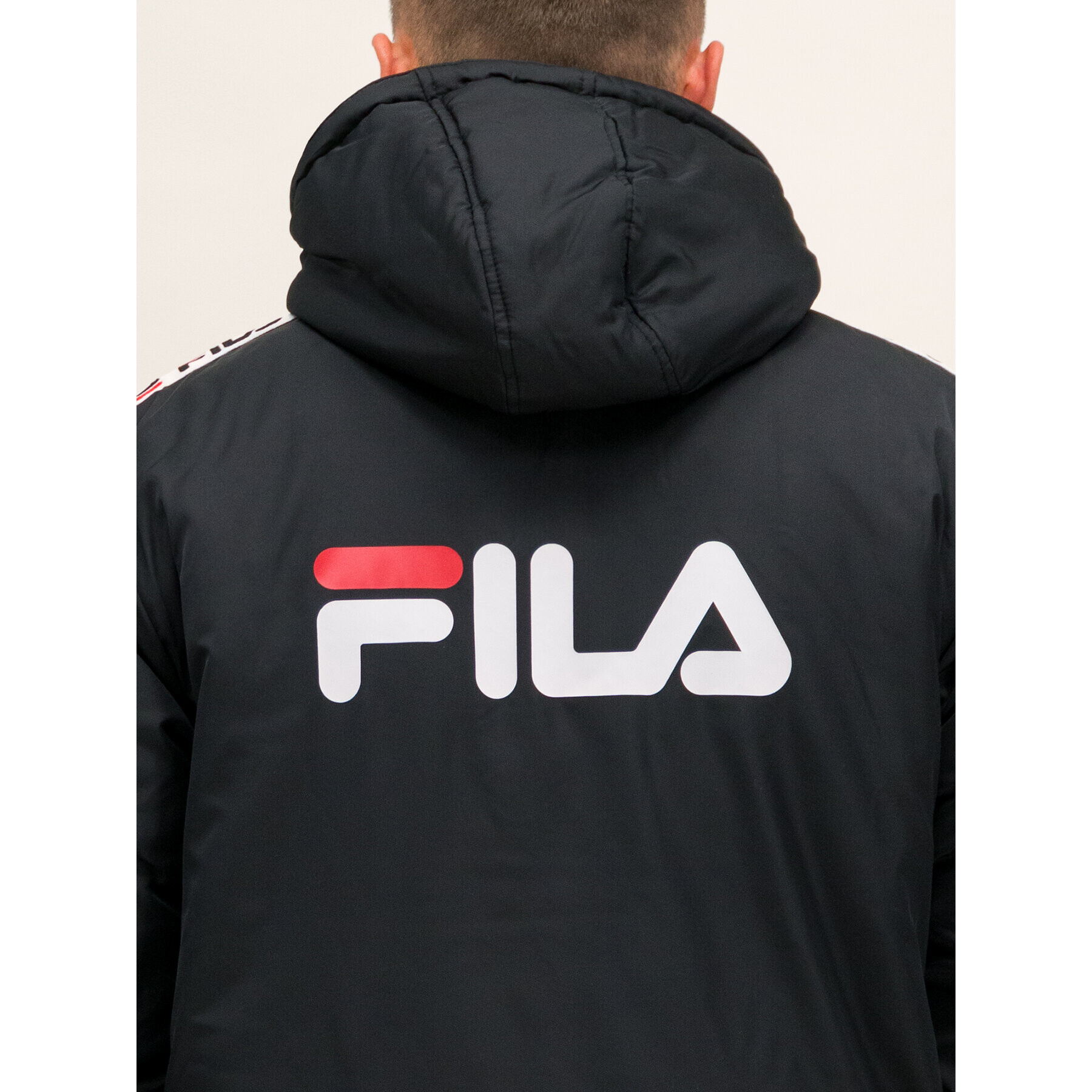 Fila Пухено яке Orlando 687235 Черен Regular Fit - Pepit.bg