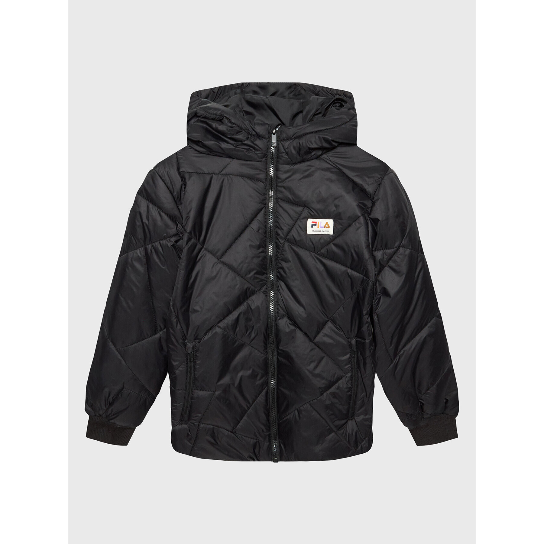Fila Пухено яке Teens Tullnerfeld FAT0152 Черен Regular Fit - Pepit.bg