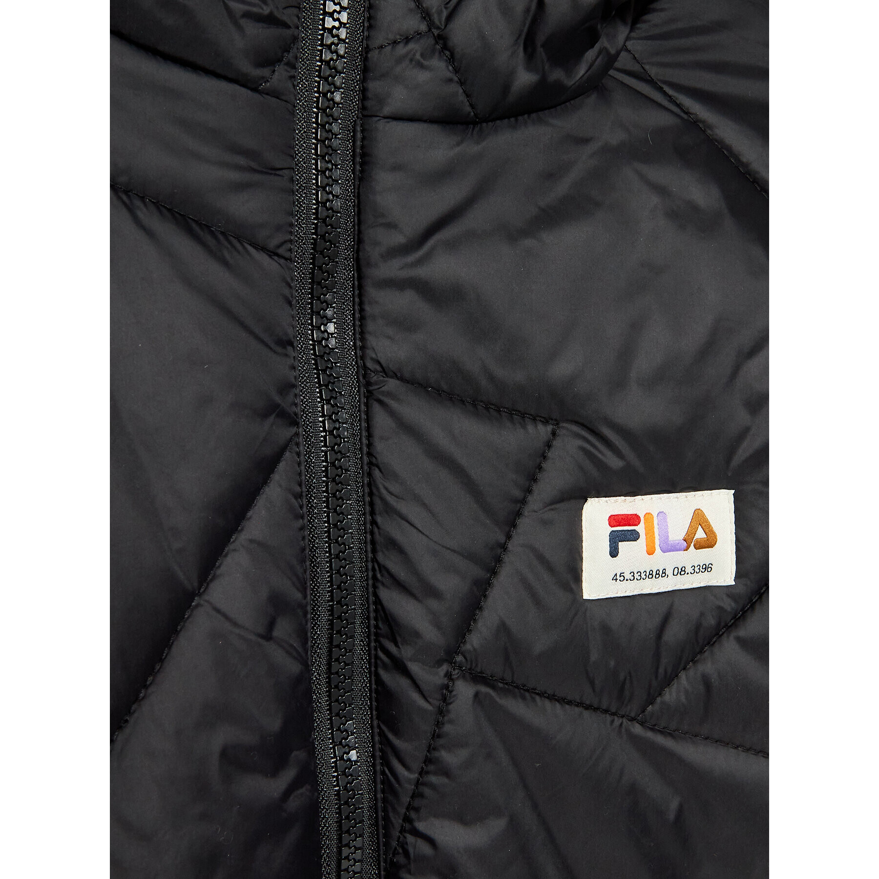 Fila Пухено яке Teens Tullnerfeld FAT0152 Черен Regular Fit - Pepit.bg