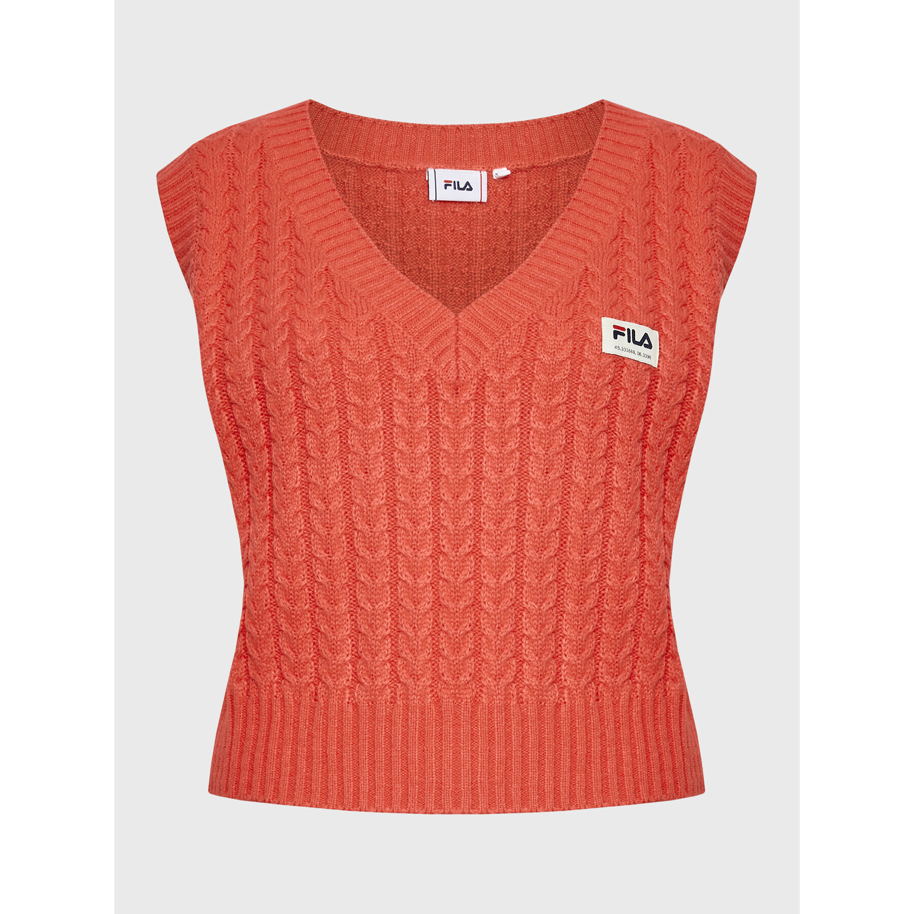 Fila Пуловер Tarragona FAW0235 Червен Regular Fit - Pepit.bg