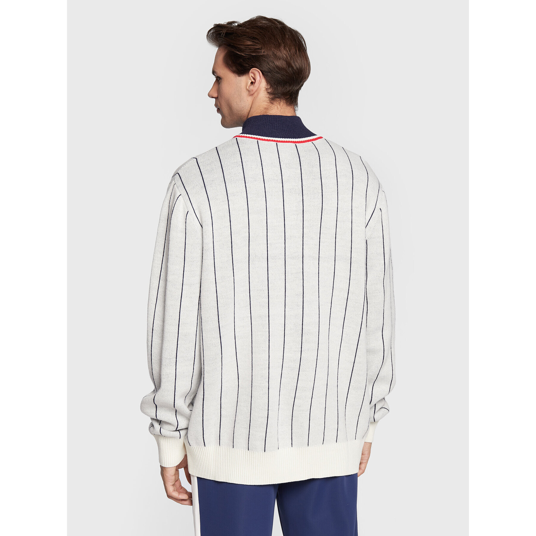 Fila Пуловер Zanjan FAM0171 Бял Regular Fit - Pepit.bg