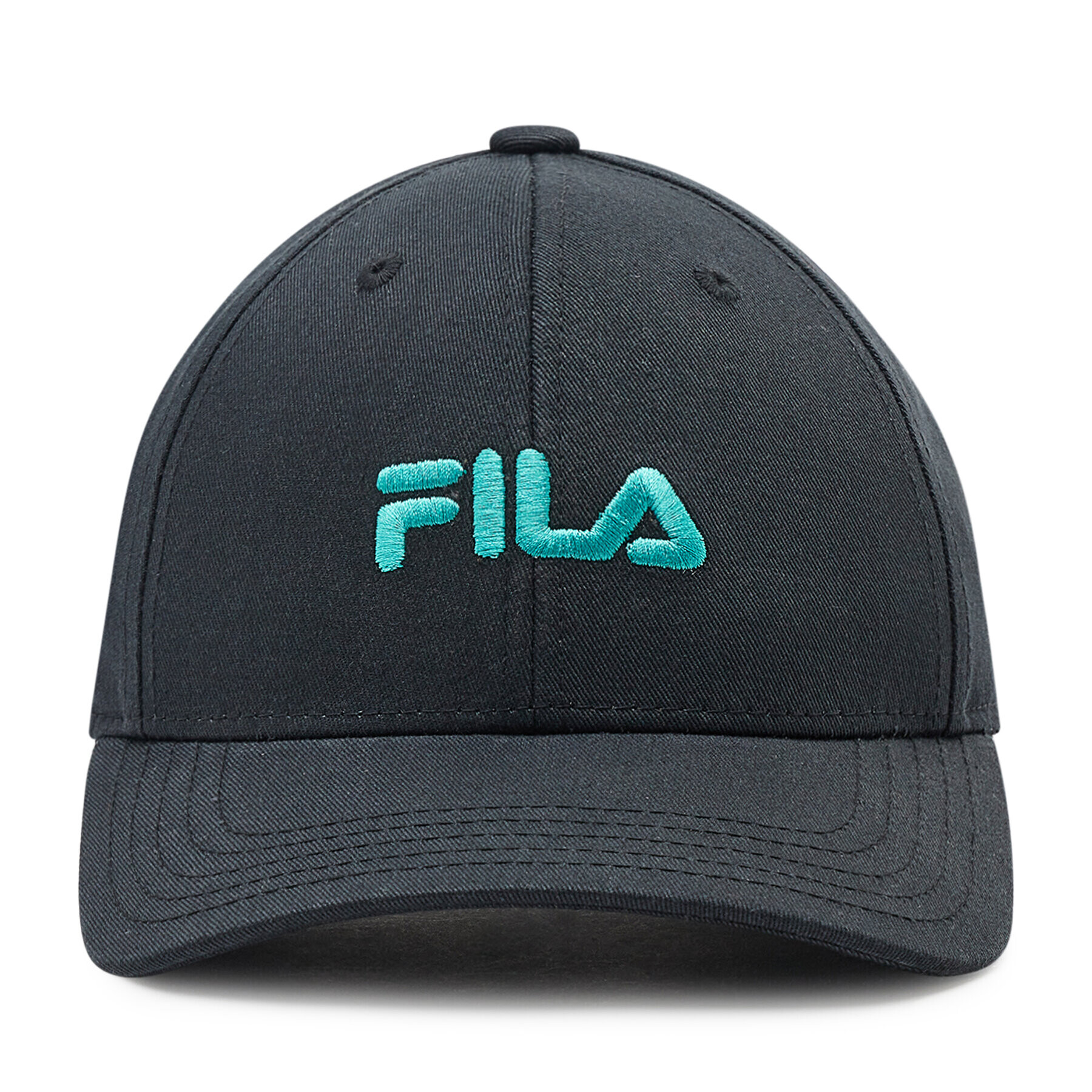 Fila Шапка с козирка Brasov 6 Panel Cap With Linear Logo Strap Back FCU0019 Черен - Pepit.bg