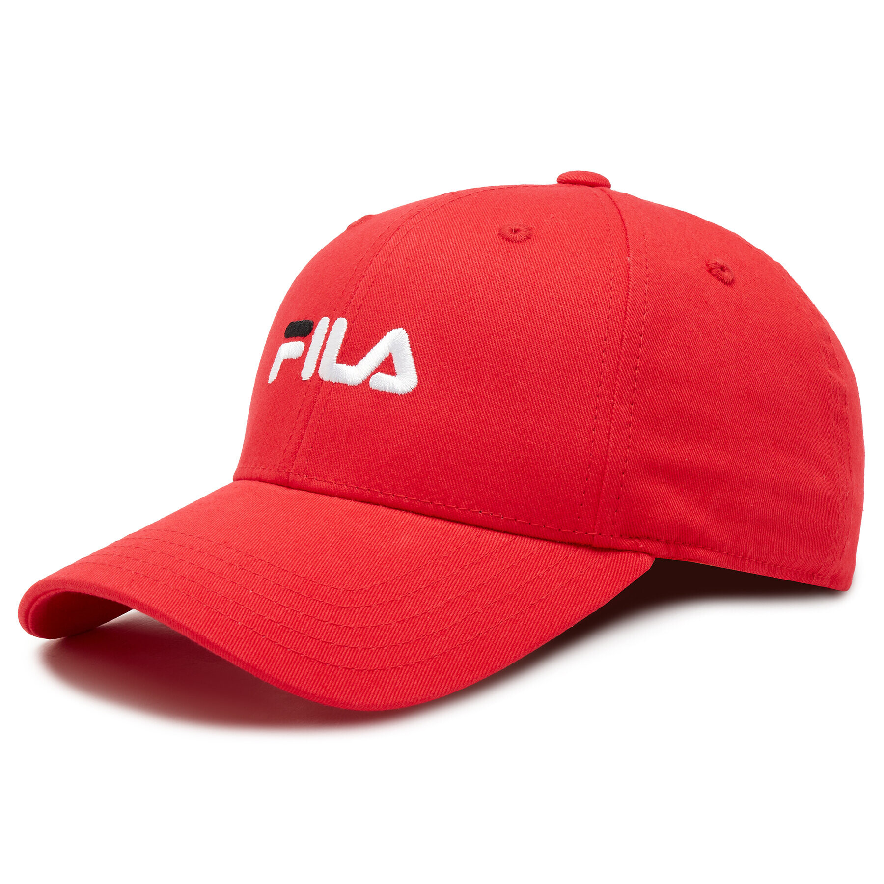 Fila Шапка с козирка Brasov 6 Panel Cap With Linear Logo - Strap Back FCU0019 Червен - Pepit.bg