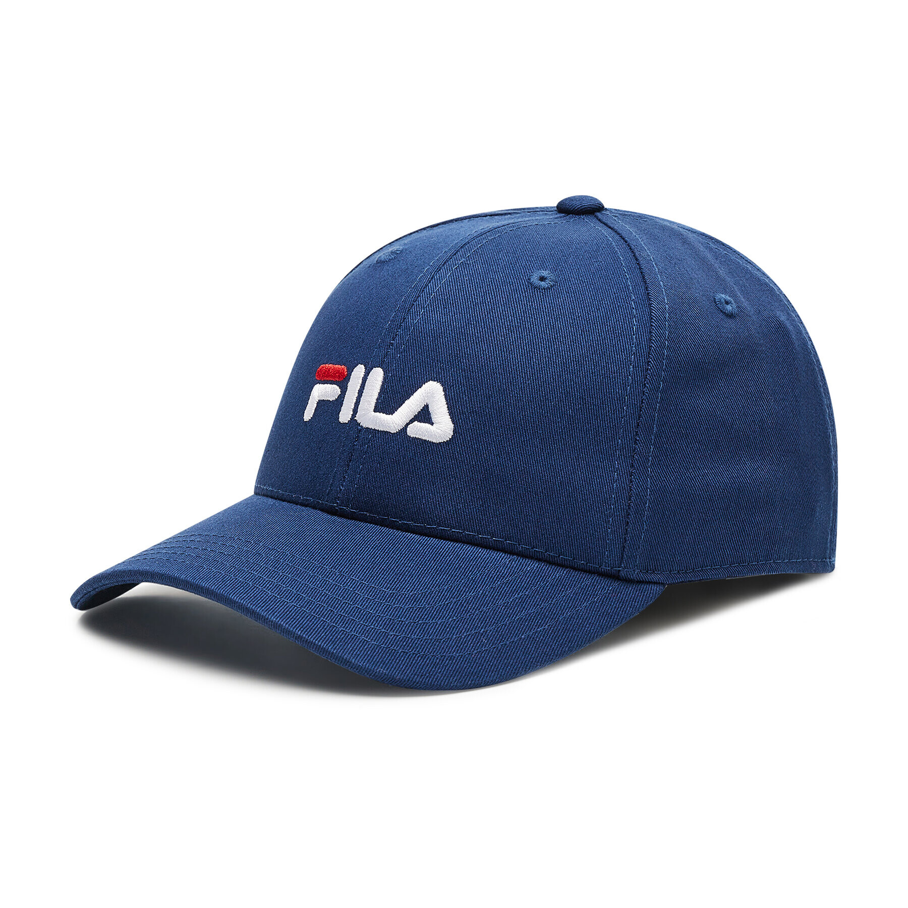 Fila Шапка с козирка Brasov 6 Panel Cap With Linear Logo Strap Back FCU0019 Тъмносин - Pepit.bg