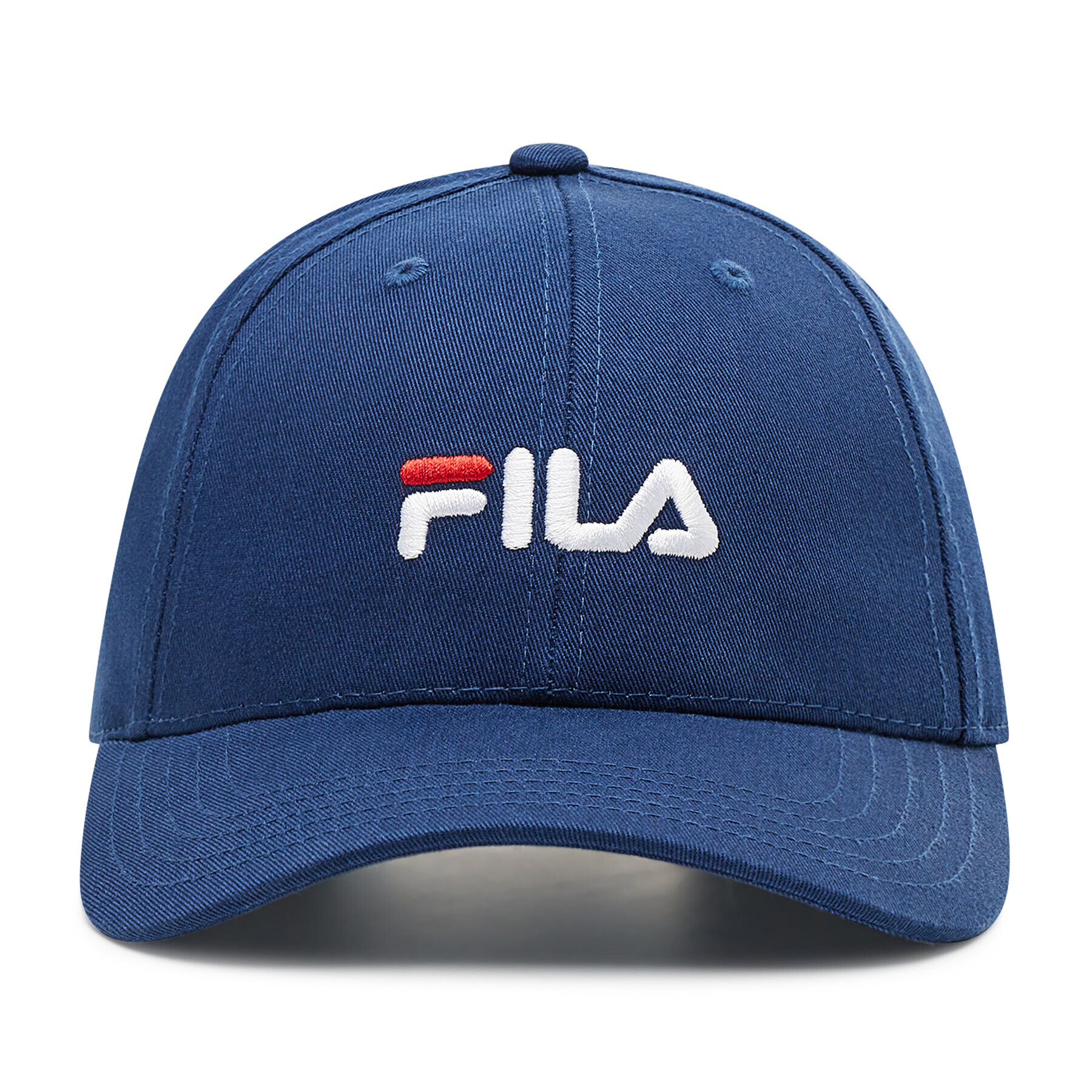 Fila Шапка с козирка Brasov 6 Panel Cap With Linear Logo Strap Back FCU0019 Тъмносин - Pepit.bg