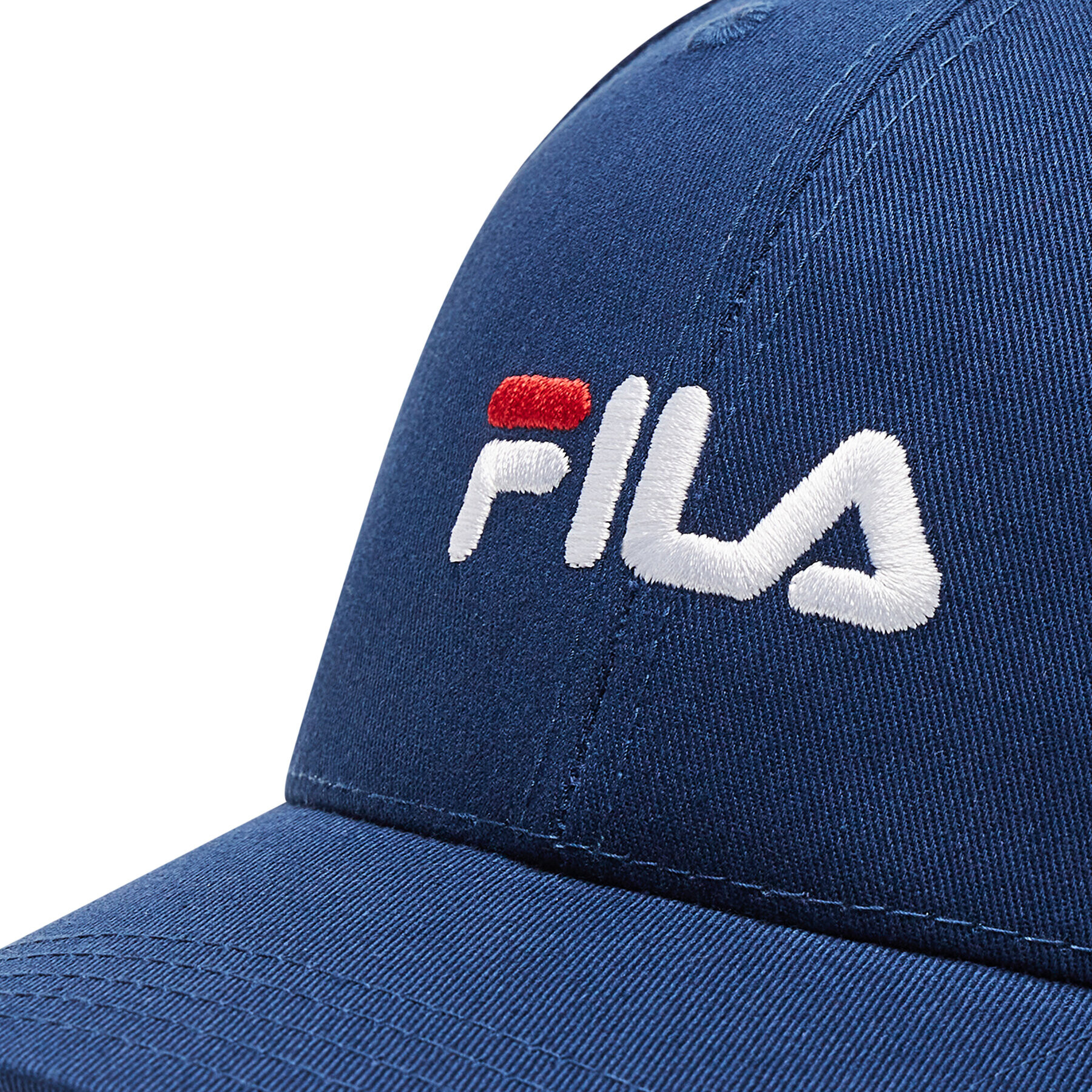 Fila Шапка с козирка Brasov 6 Panel Cap With Linear Logo Strap Back FCU0019 Тъмносин - Pepit.bg