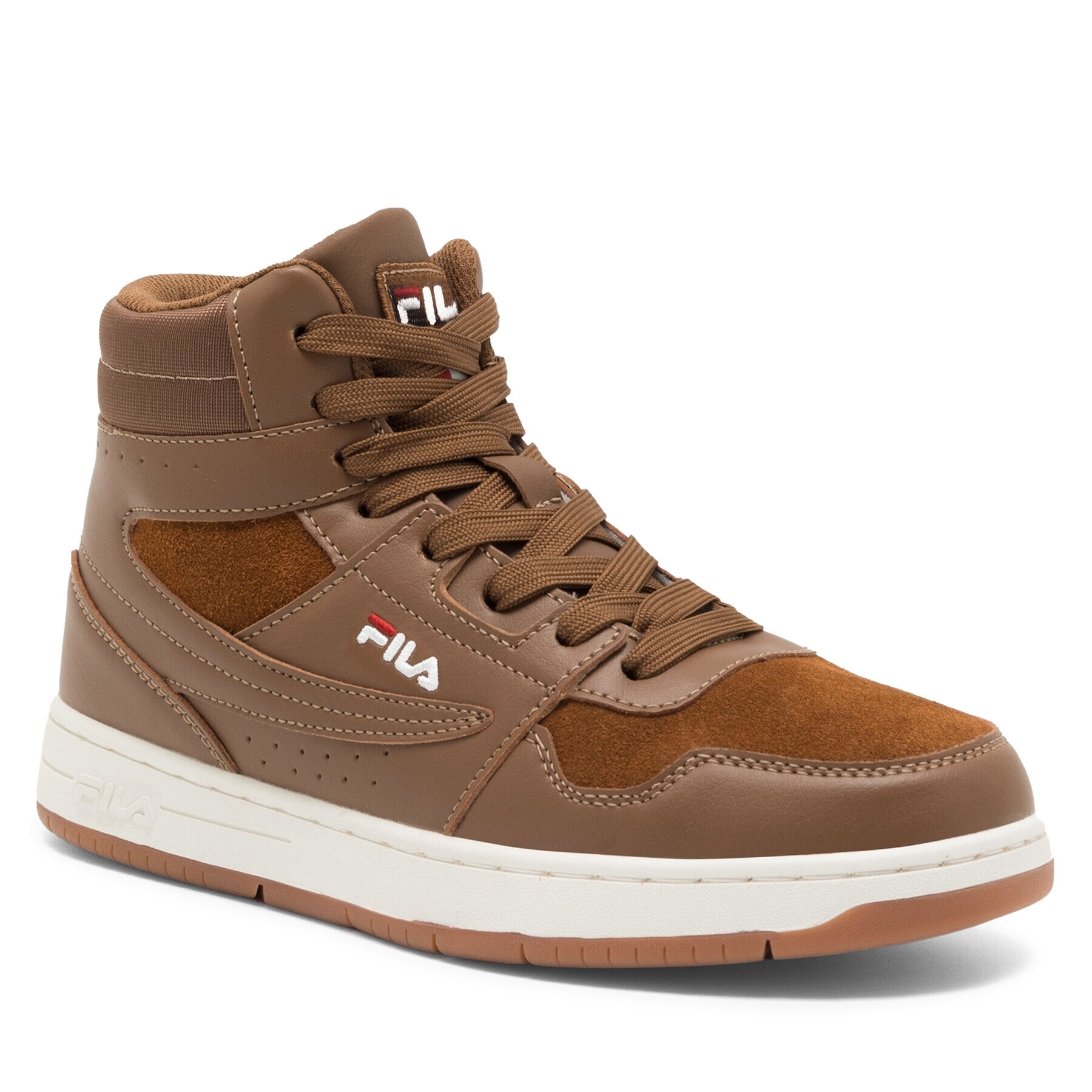 Fila Сникърси ARCADE mid teens FFT0048 70012 Кафяв - Pepit.bg