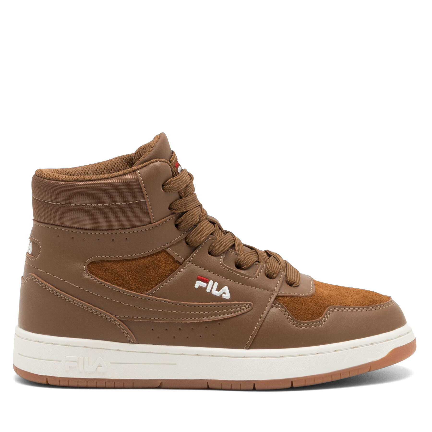 Fila Сникърси ARCADE mid teens FFT0048 70012 Кафяв - Pepit.bg