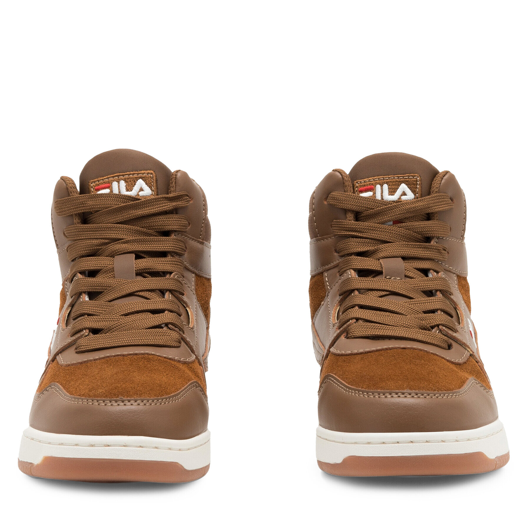 Fila Сникърси ARCADE mid teens FFT0048 70012 Кафяв - Pepit.bg