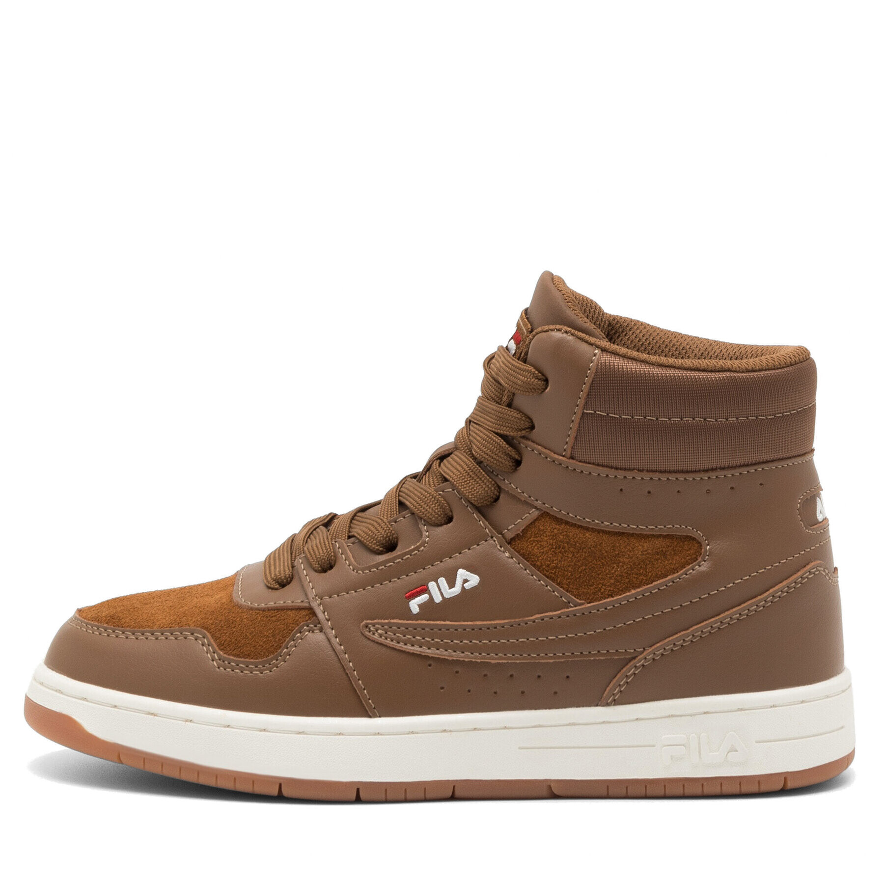 Fila Сникърси ARCADE mid teens FFT0048 70012 Кафяв - Pepit.bg