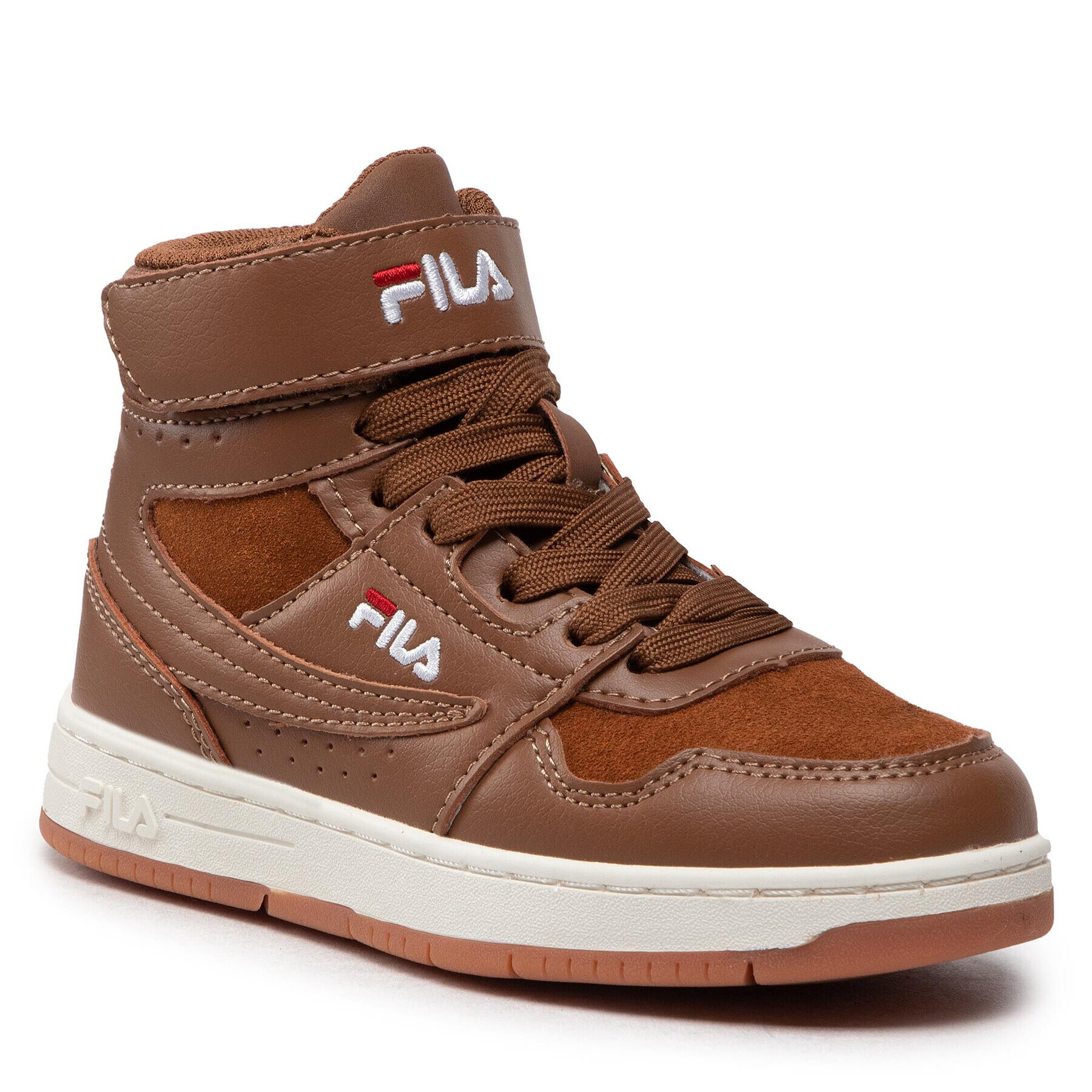 Fila Сникърси Arcade Velcro Mid FFK0080.70012 Кафяв - Pepit.bg