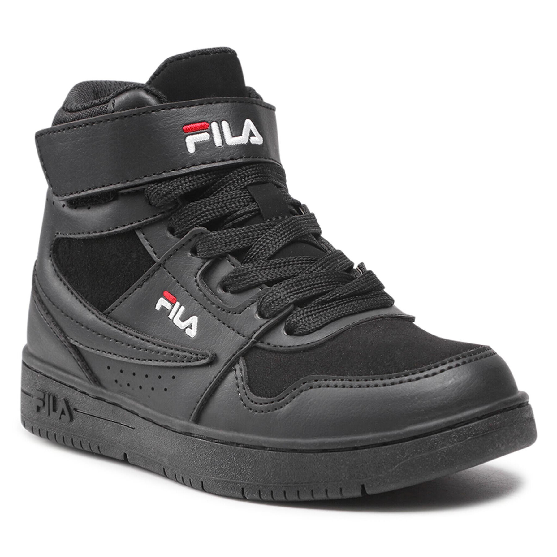 Fila Сникърси Arcade Velcro Mid Jr 1011131.12V Черен - Pepit.bg