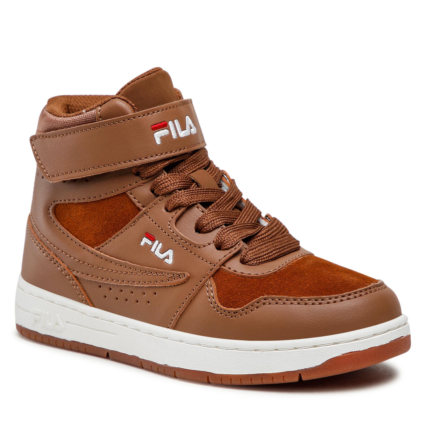 Fila Сникърси Arcade Velcro Mid Jr 1011131.31Q Кафяв - Pepit.bg