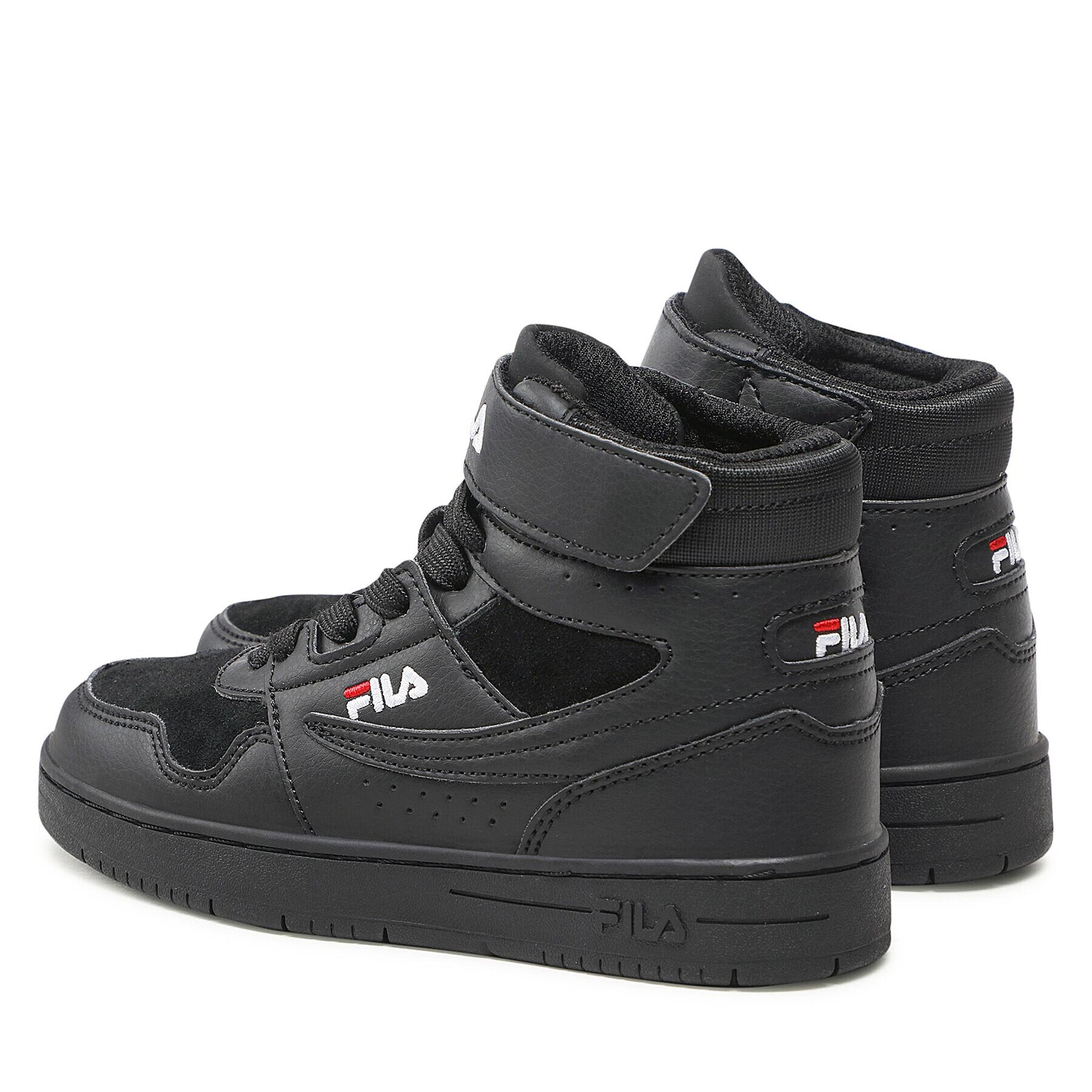 Fila Сникърси Arcade Velcro Mid Kids FFK0080.83052 Черен - Pepit.bg