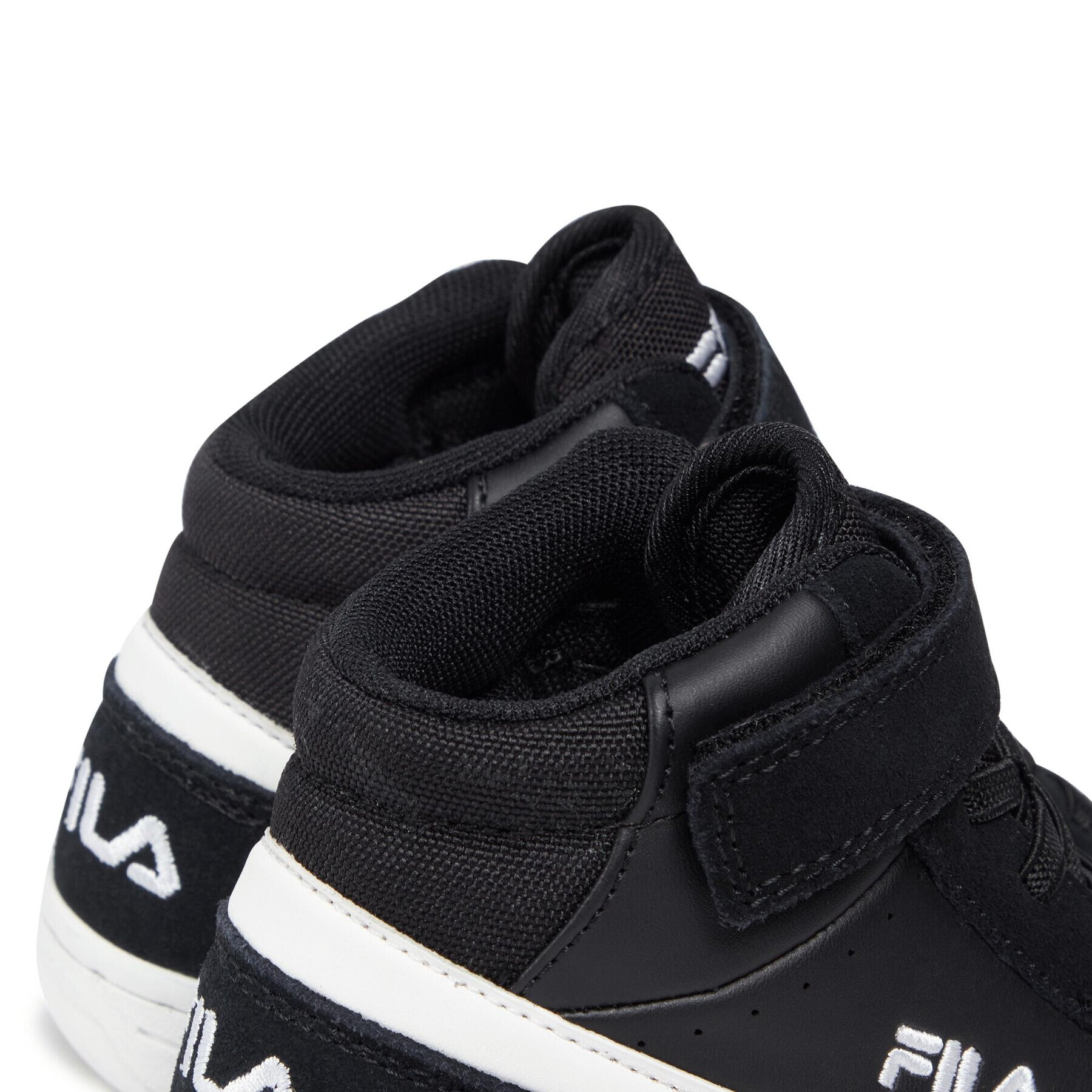 Fila Сникърси Crew Velcro Mid Kids FFK0122.80010 Черен - Pepit.bg