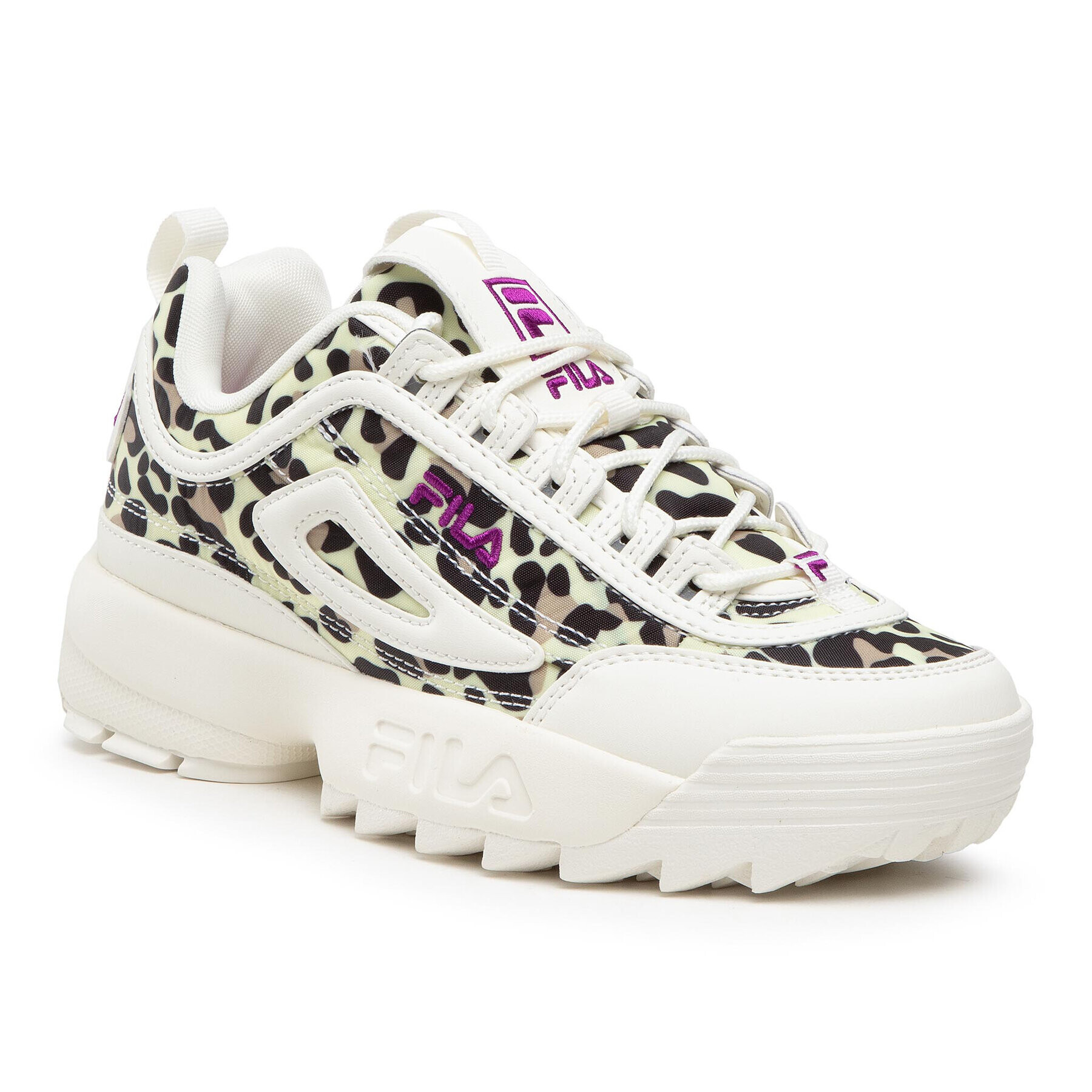 Fila Сникърси Disruptor A Kids 1011082.79G Бял - Pepit.bg